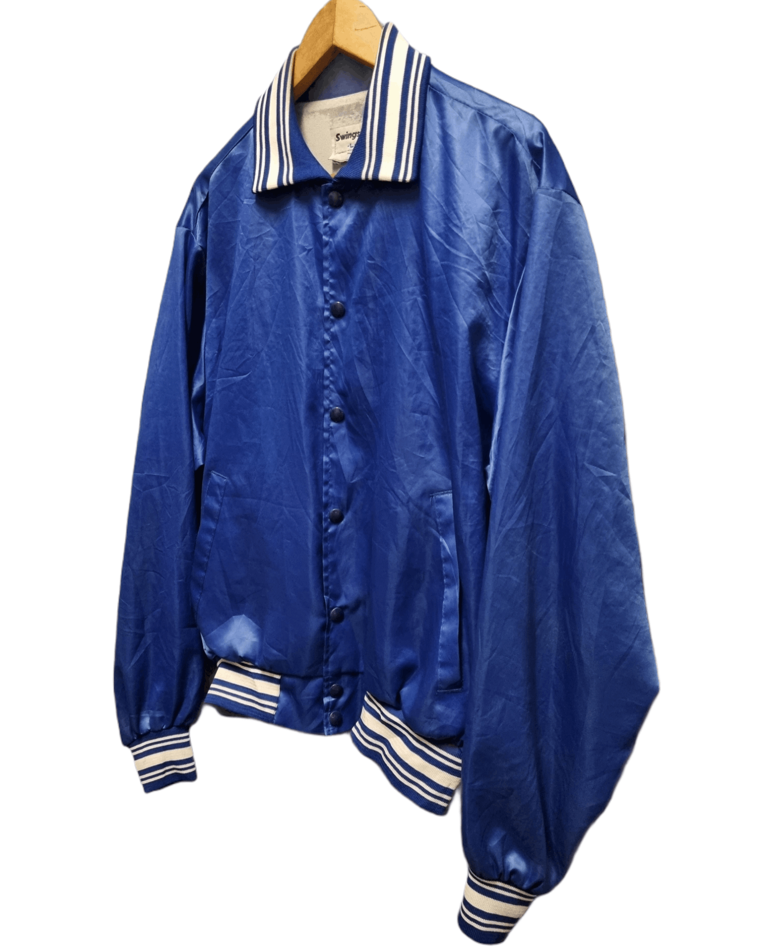 Swingster × Vintage Texas Heartbreakers Satin Jacket @ Bomber Jacket Size US L / EU 52-54 / 3 - 3 Thumbnail