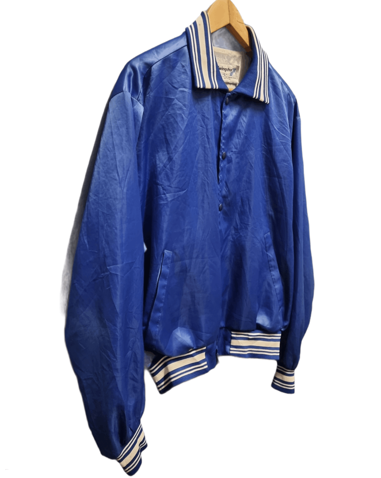 Swingster × Vintage Texas Heartbreakers Satin Jacket @ Bomber Jacket Size US L / EU 52-54 / 3 - 4 Thumbnail