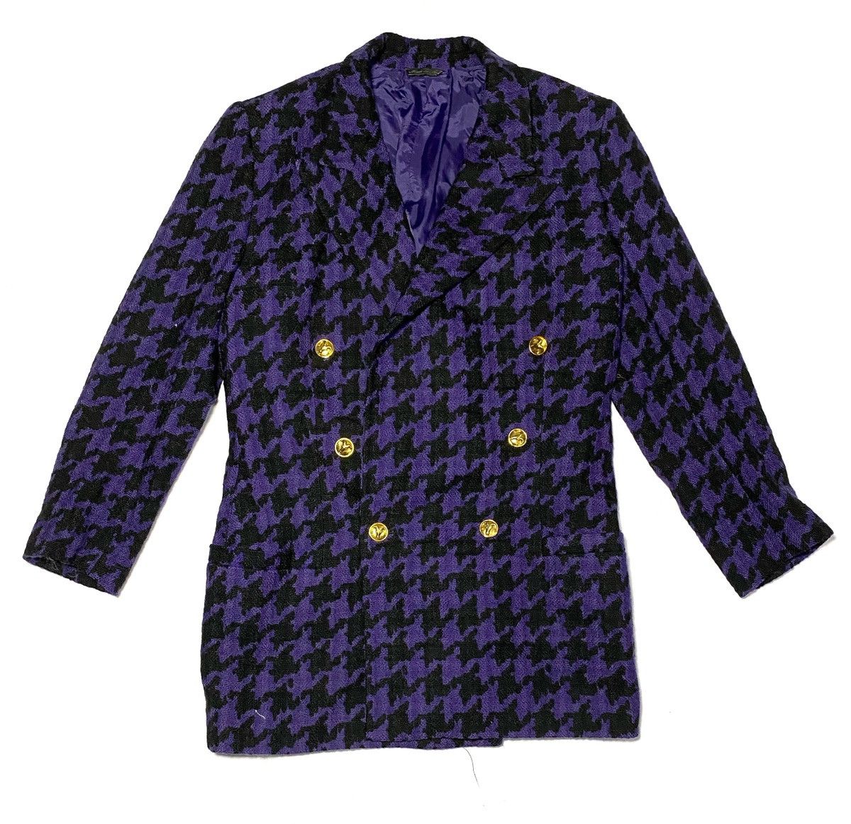 Versace Vintage Istante by Versace Wool Double Breasted Blazer Size US S / EU 44-46 / 1 - 2 Thumbnail