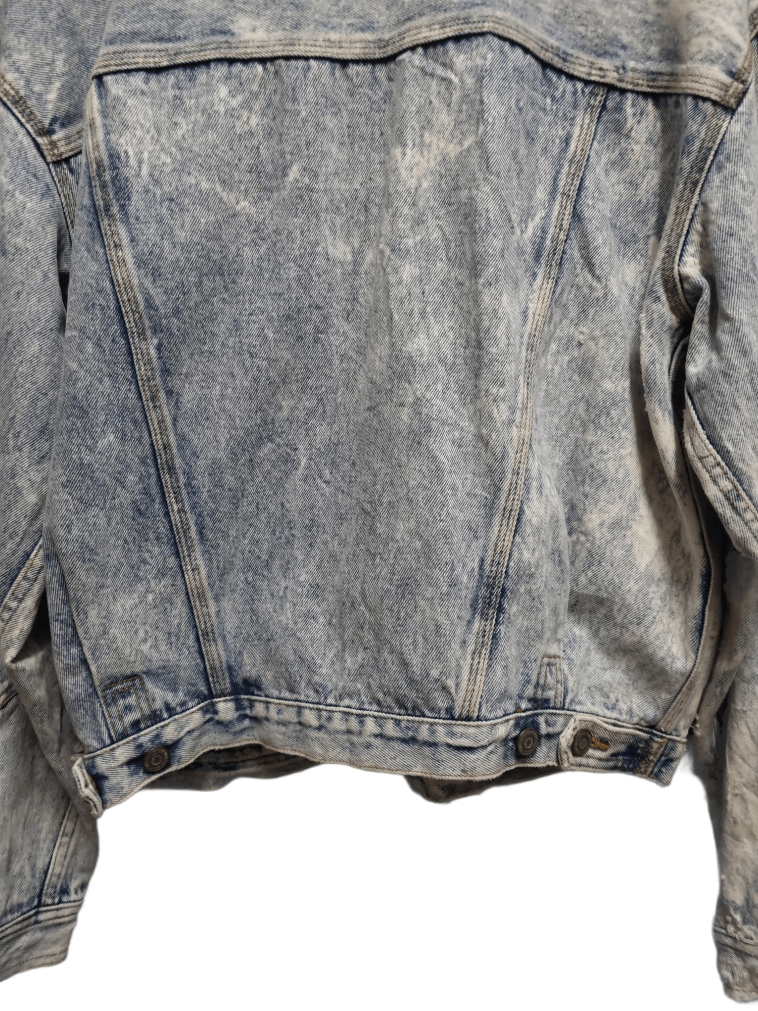 Vintage Vintage Riders Distressed Denim Jacket Rare Design Size US L / EU 52-54 / 3 - 12 Thumbnail