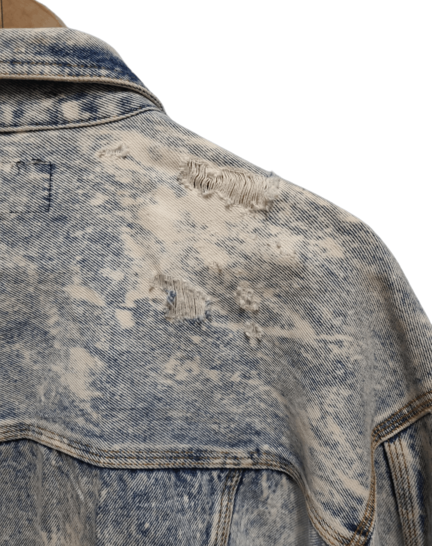 Vintage Vintage Riders Distressed Denim Jacket Rare Design Size US L / EU 52-54 / 3 - 11 Thumbnail
