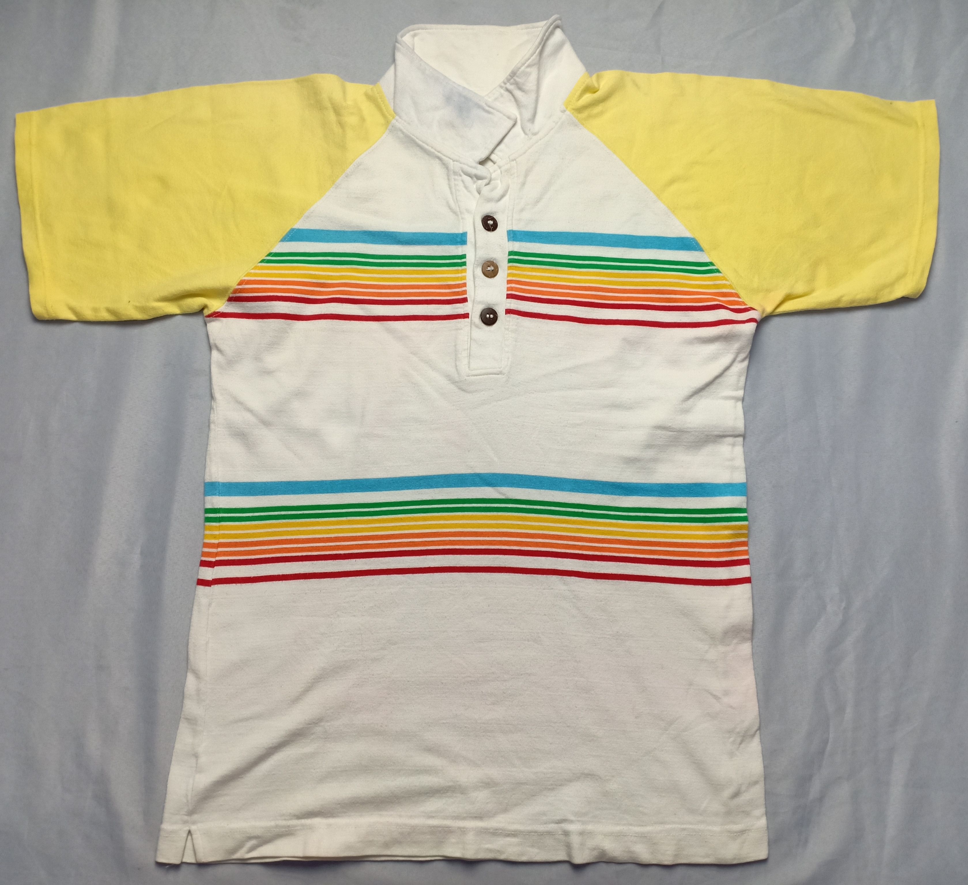 Vintage Classic Coconut T Gallery Soft Thin Striped Polos Size US M / EU 48-50 / 2 - 2 Thumbnail