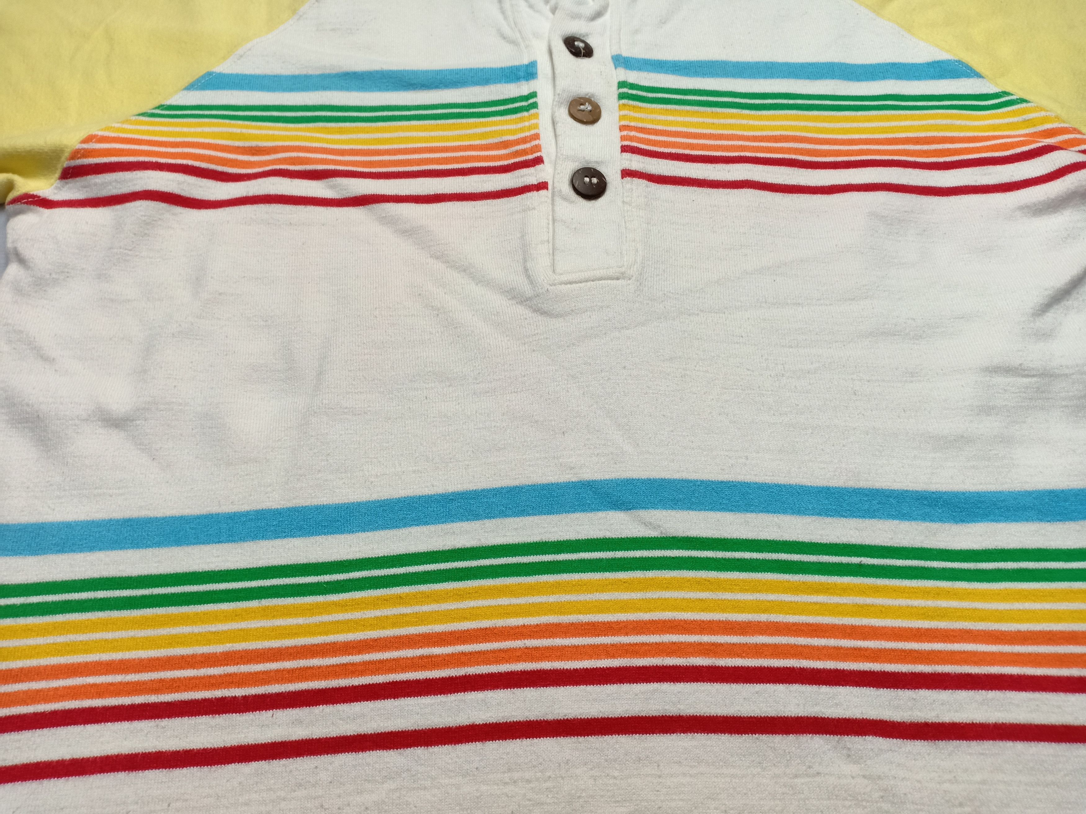Vintage Classic Coconut T Gallery Soft Thin Striped Polos Size US M / EU 48-50 / 2 - 3 Thumbnail