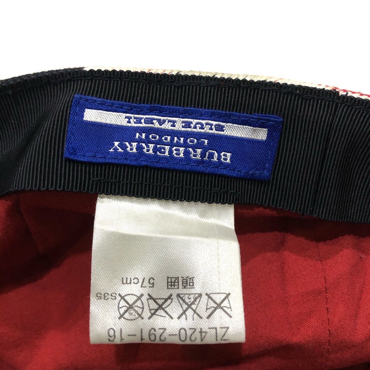Burberry Burberry London Blue Label Red Novacheck Hat Size ONE SIZE - 14 Thumbnail