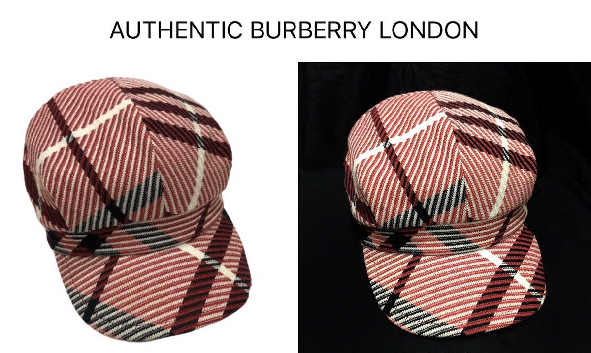 Burberry Burberry London Blue Label Red Novacheck Hat Size ONE SIZE - 2 Thumbnail