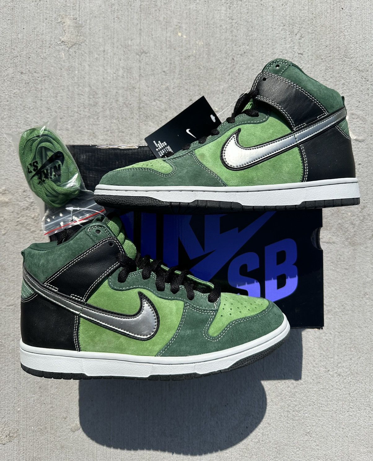 Nike × Vintage 2007 Vintage Nike Sb Dunk High Brut Deadstock OG 