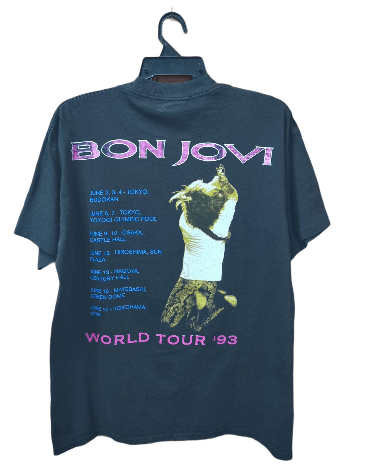 Band Tees × Vintage 🔥Band Tees Steals🔥 Vintage Bon Jovi Tees - CROSS ✝️ Size US L / EU 52-54 / 3 - 2 Thumbnail