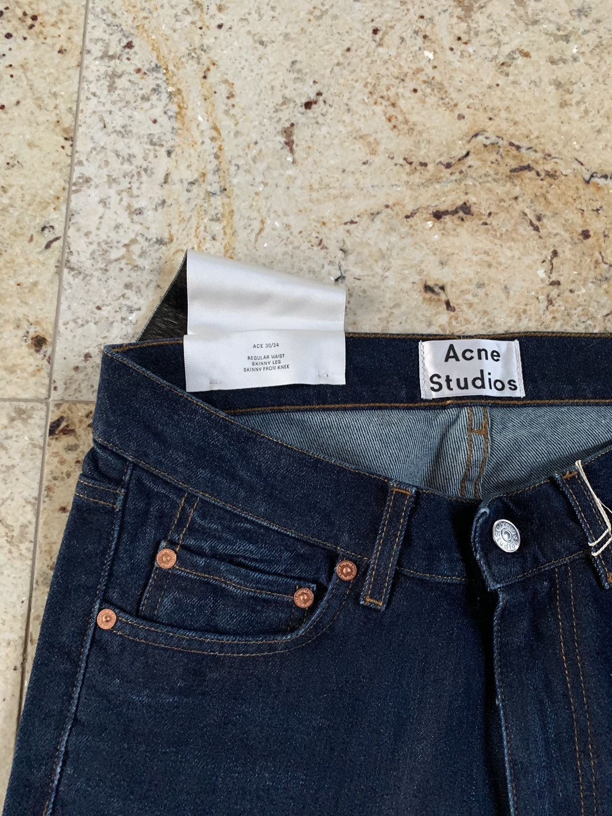 Acne Studios Ace Denim in Two Blue Size US 30 / EU 46 - 7 Thumbnail