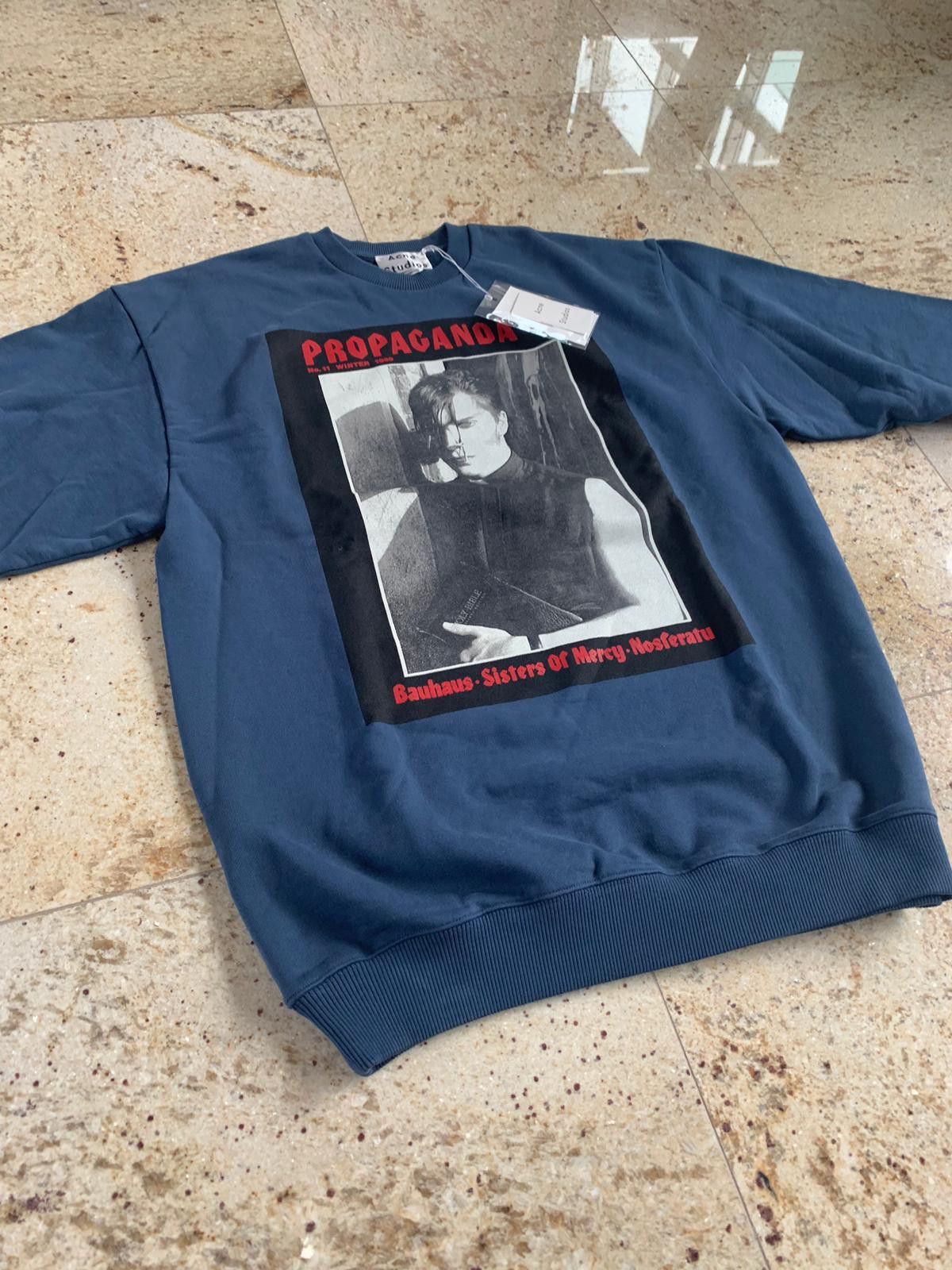 Acne Studios Propaganda Sweater in Mid Blue Size US L / EU 52-54 / 3 - 5 Thumbnail