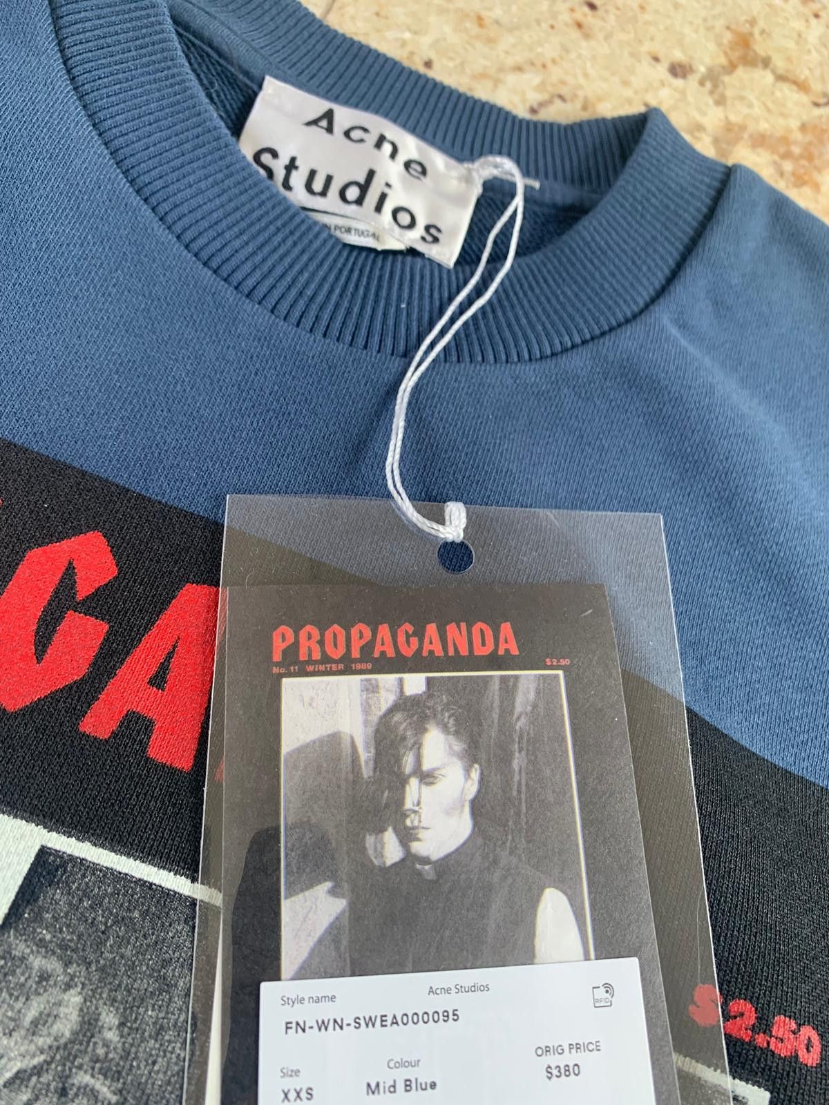 Acne Studios Propaganda Sweater in Mid Blue Size US L / EU 52-54 / 3 - 12 Thumbnail