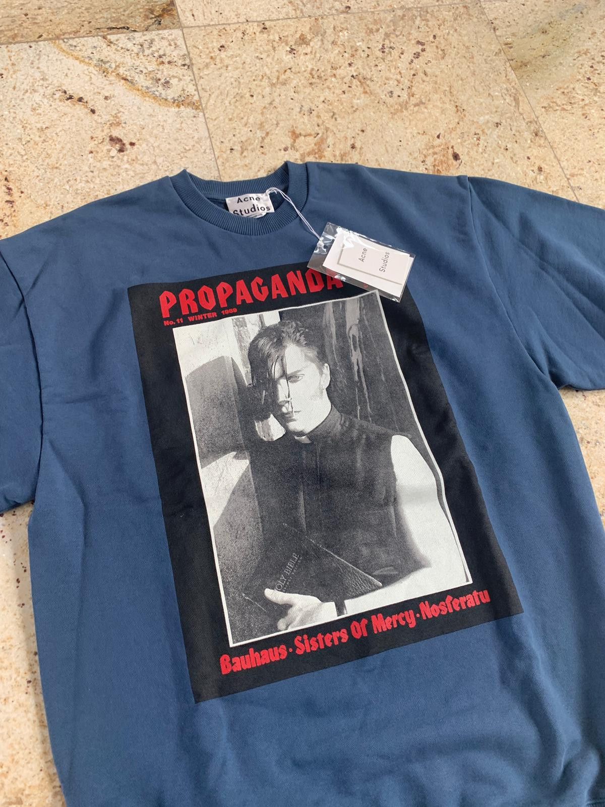 Acne Studios Propaganda Sweater in Mid Blue Size US L / EU 52-54 / 3 - 3 Thumbnail