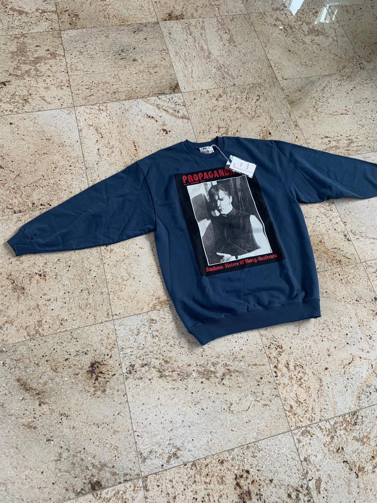Acne Studios Propaganda Sweater in Mid Blue Size US L / EU 52-54 / 3 - 2 Thumbnail