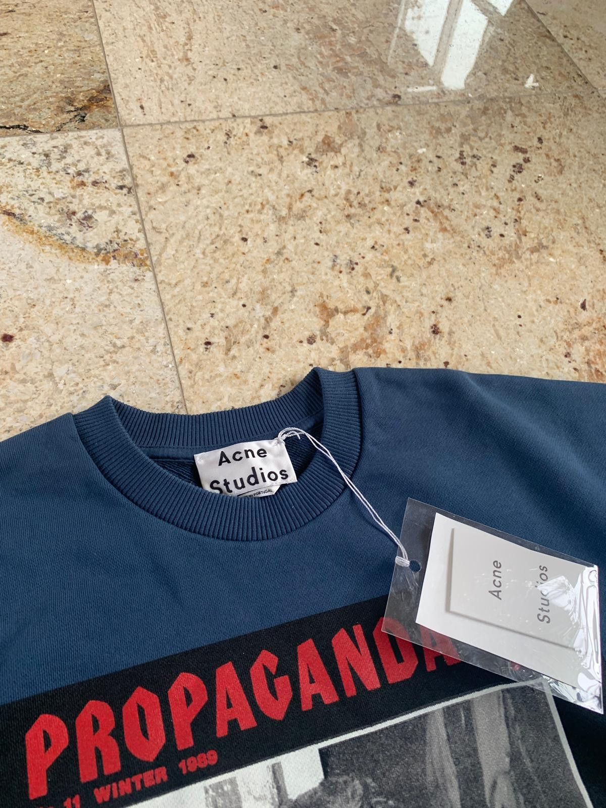 Acne Studios Propaganda Sweater in Mid Blue Size US L / EU 52-54 / 3 - 6 Thumbnail