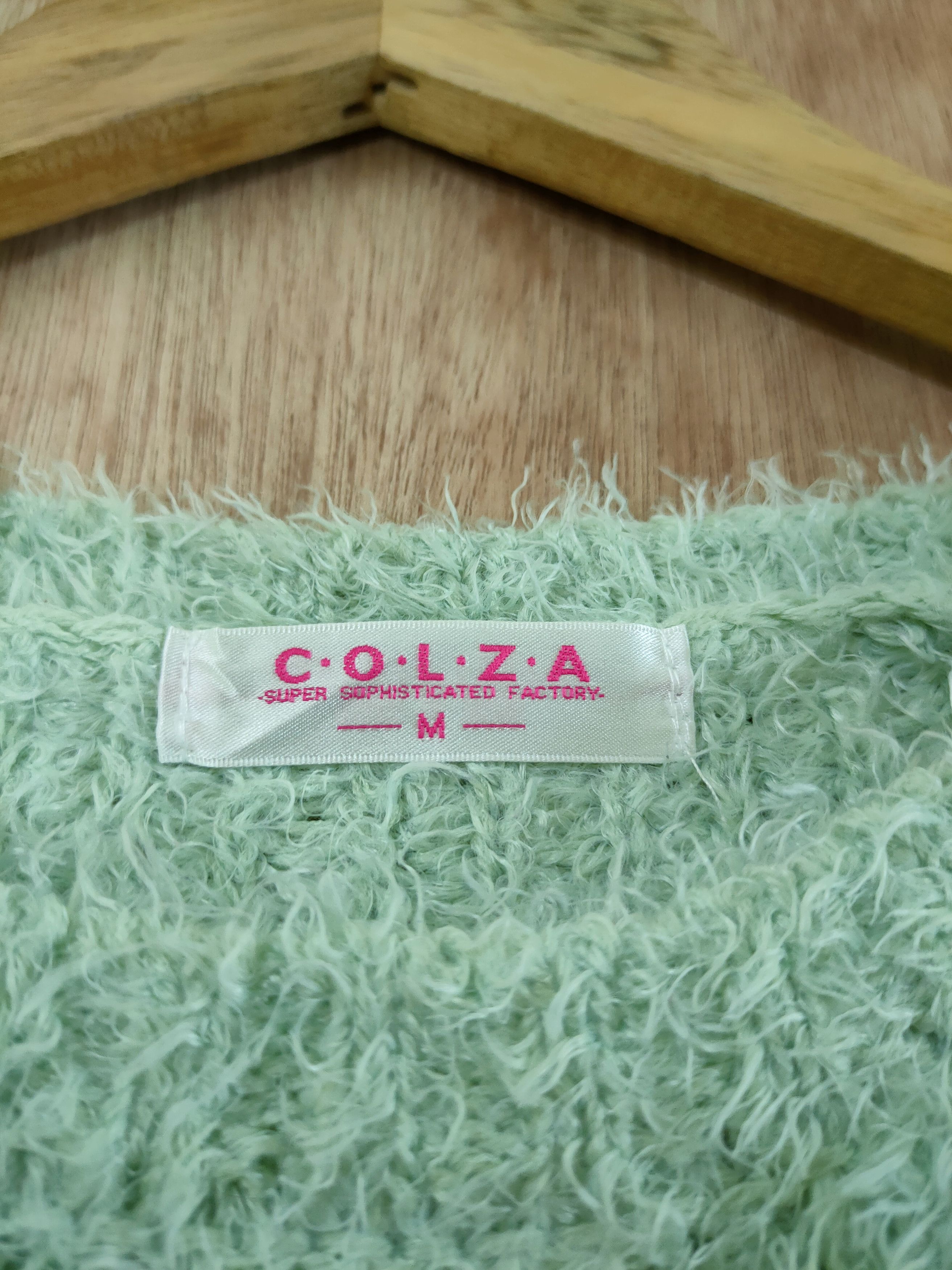 Aran Crafts DL Colza mohair soft fur shaggy fleece knitwear #46-498 Size M / US 6-8 / IT 42-44 - 4 Thumbnail