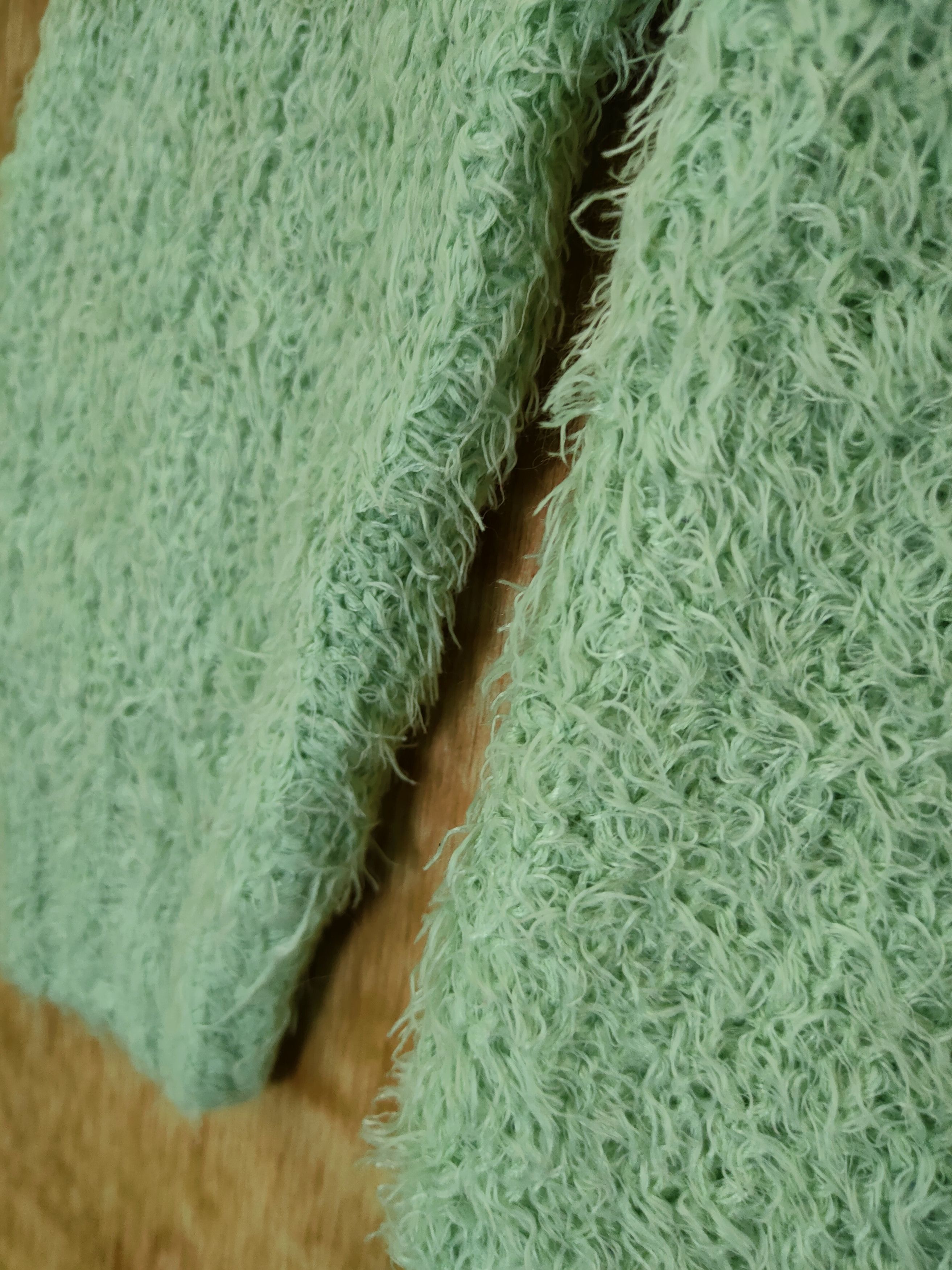 Aran Crafts DL Colza mohair soft fur shaggy fleece knitwear #46-498 Size M / US 6-8 / IT 42-44 - 5 Thumbnail