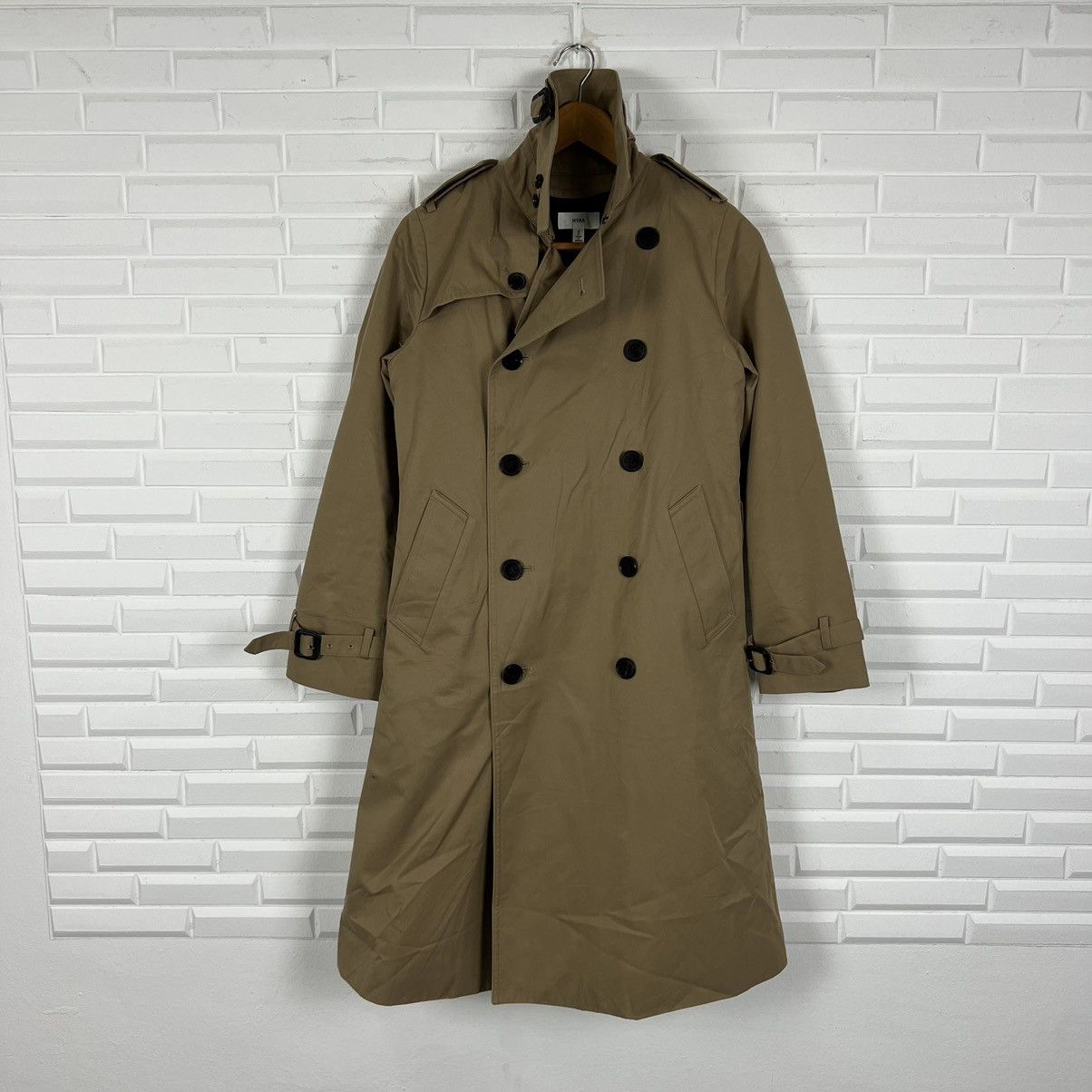 HYKE RICH BROWN TRENCH COAT HYKE MADE IN JAPAN Size US M / EU 48-50 / 2 - 11 Thumbnail