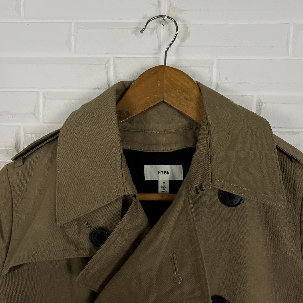 HYKE RICH BROWN TRENCH COAT HYKE MADE IN JAPAN Size US M / EU 48-50 / 2 - 7 Thumbnail