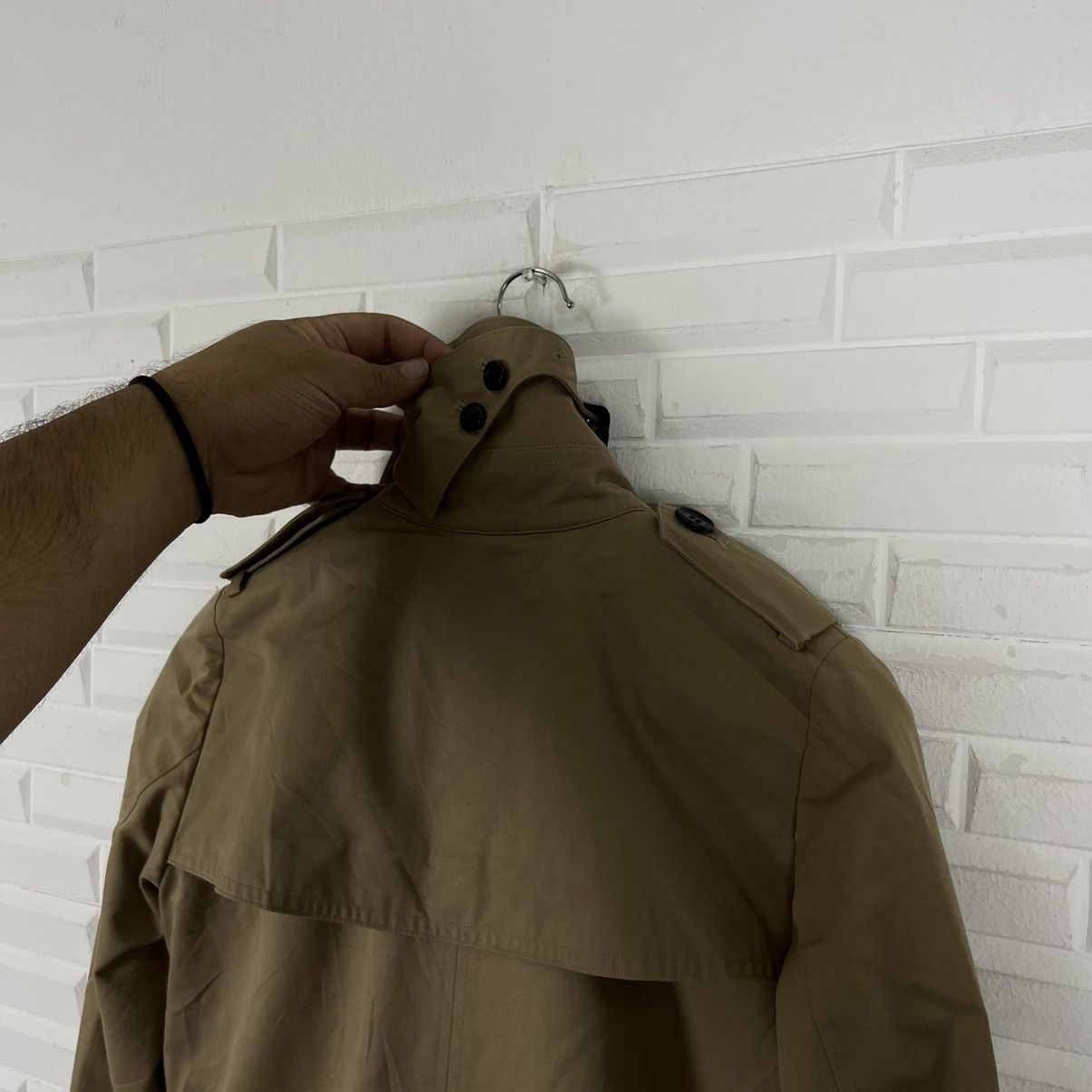 HYKE RICH BROWN TRENCH COAT HYKE MADE IN JAPAN Size US M / EU 48-50 / 2 - 12 Thumbnail