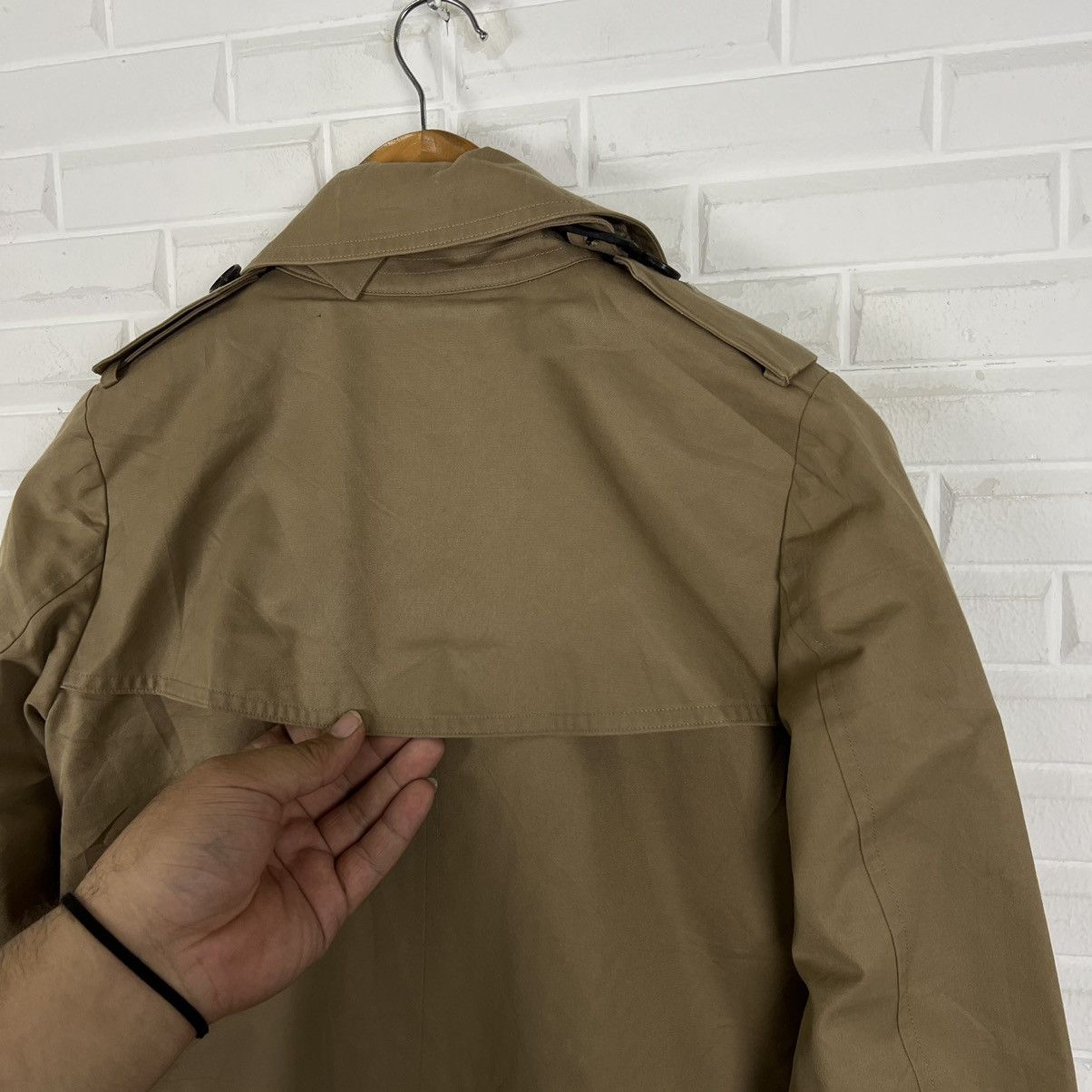 HYKE RICH BROWN TRENCH COAT HYKE MADE IN JAPAN Size US M / EU 48-50 / 2 - 10 Thumbnail