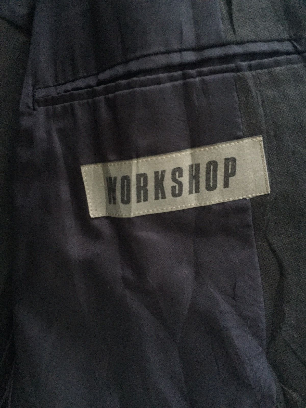 Yohji Yamamoto 80s Yohji Workshop Double Breast Linen Blazer/Coat Size US L / EU 52-54 / 3 - 5 Thumbnail