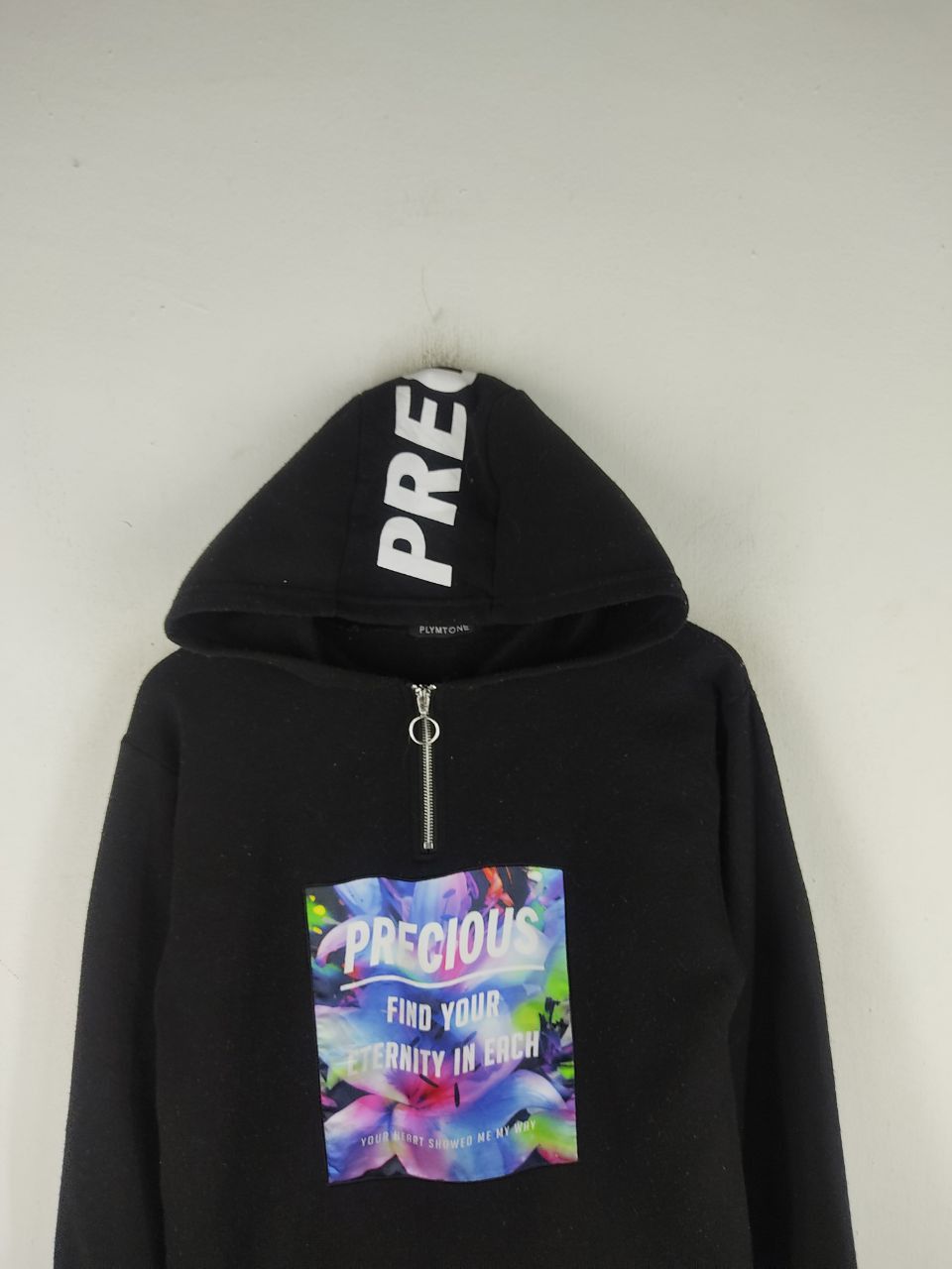 Japanese Brand Plymtone Half Zip Black Hoodie Size US M / EU 48-50 / 2 - 3 Thumbnail