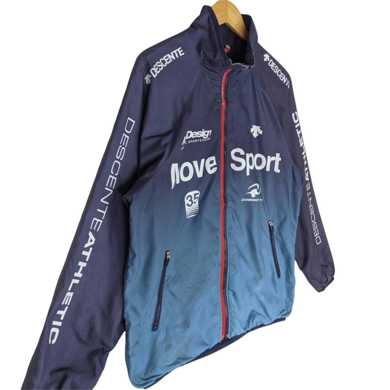 Descente × Japanese Brand DESCENTE Tracksuit Windbreaker Cosmic Thermo Jacket Size US L / EU 52-54 / 3 - 3 Thumbnail