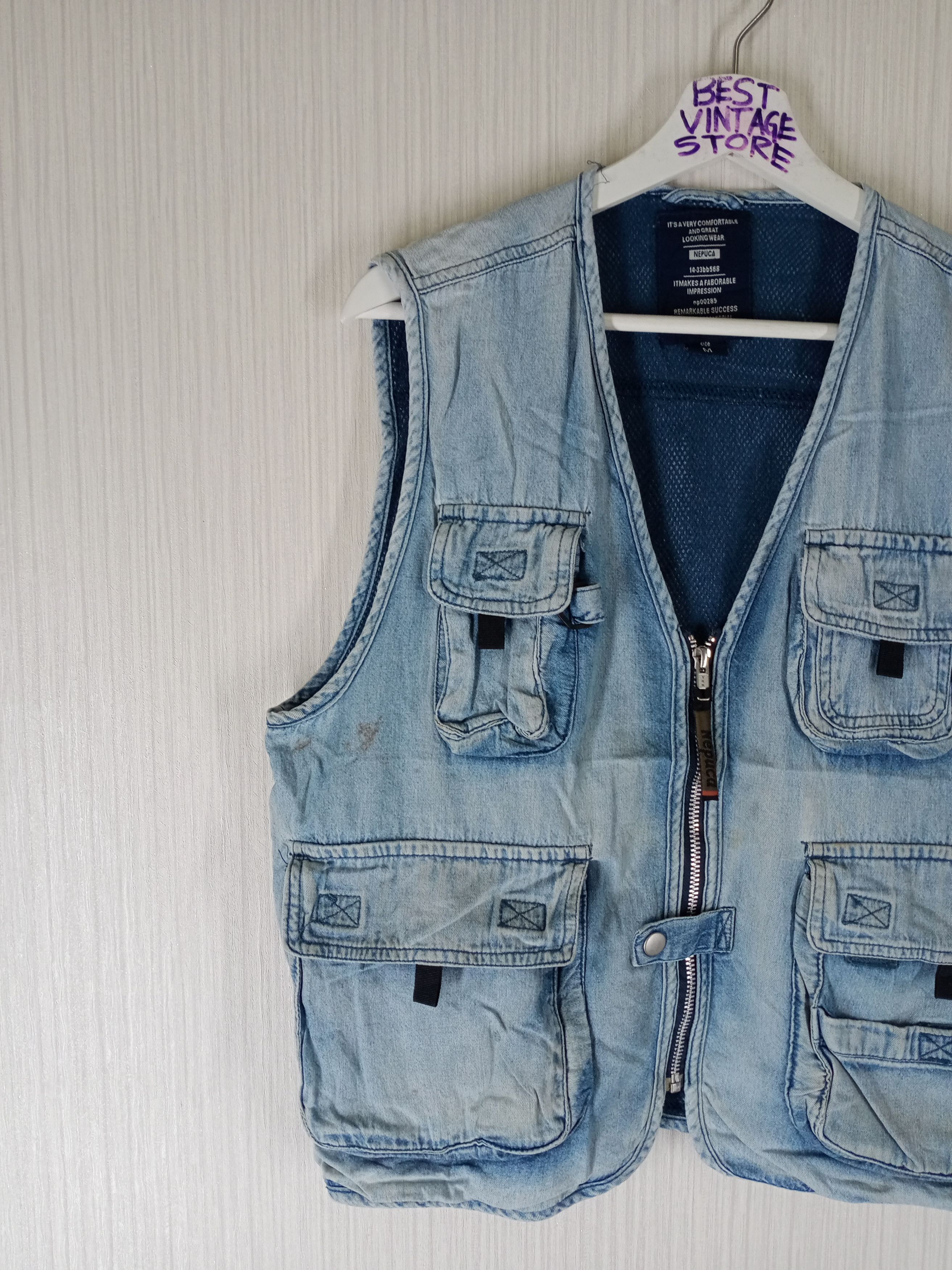 Japanese Brand Vintage Japanese Brand Nepuca Tactical Vest Multi Pocket M Size US M / EU 48-50 / 2 - 3 Thumbnail