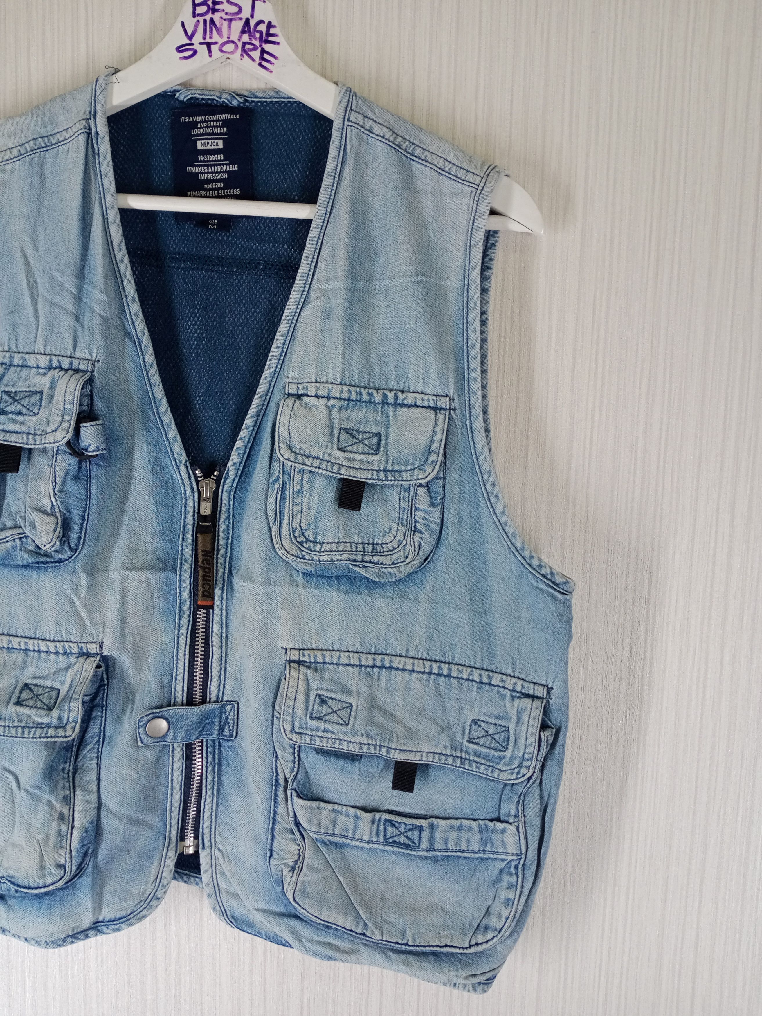 Japanese Brand Vintage Japanese Brand Nepuca Tactical Vest Multi Pocket M Size US M / EU 48-50 / 2 - 4 Thumbnail