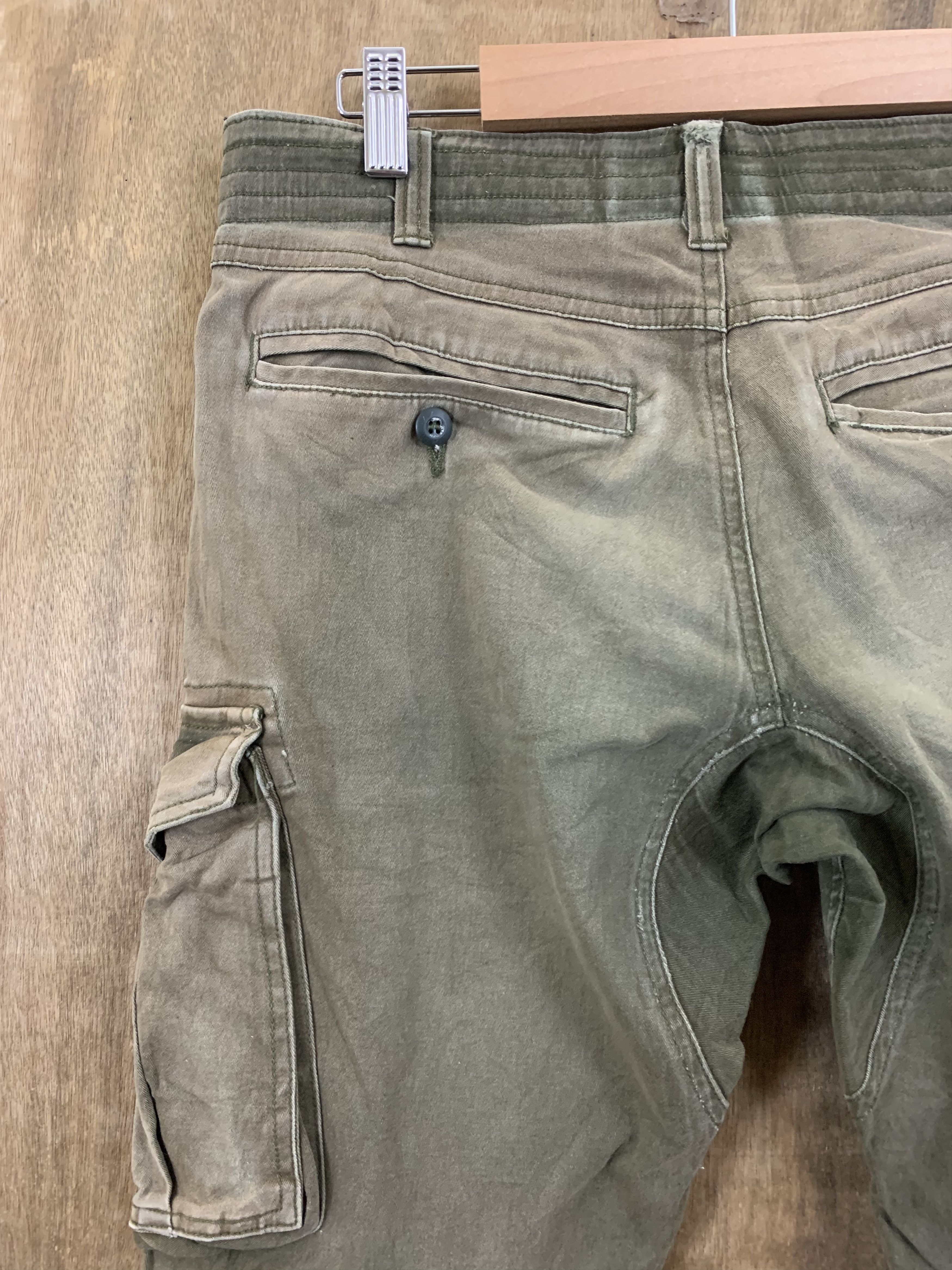 Japanese Brand Cargo Pant Geride Multipocket Faded Brown Travis Scott Styl Size US 29 - 14 Thumbnail
