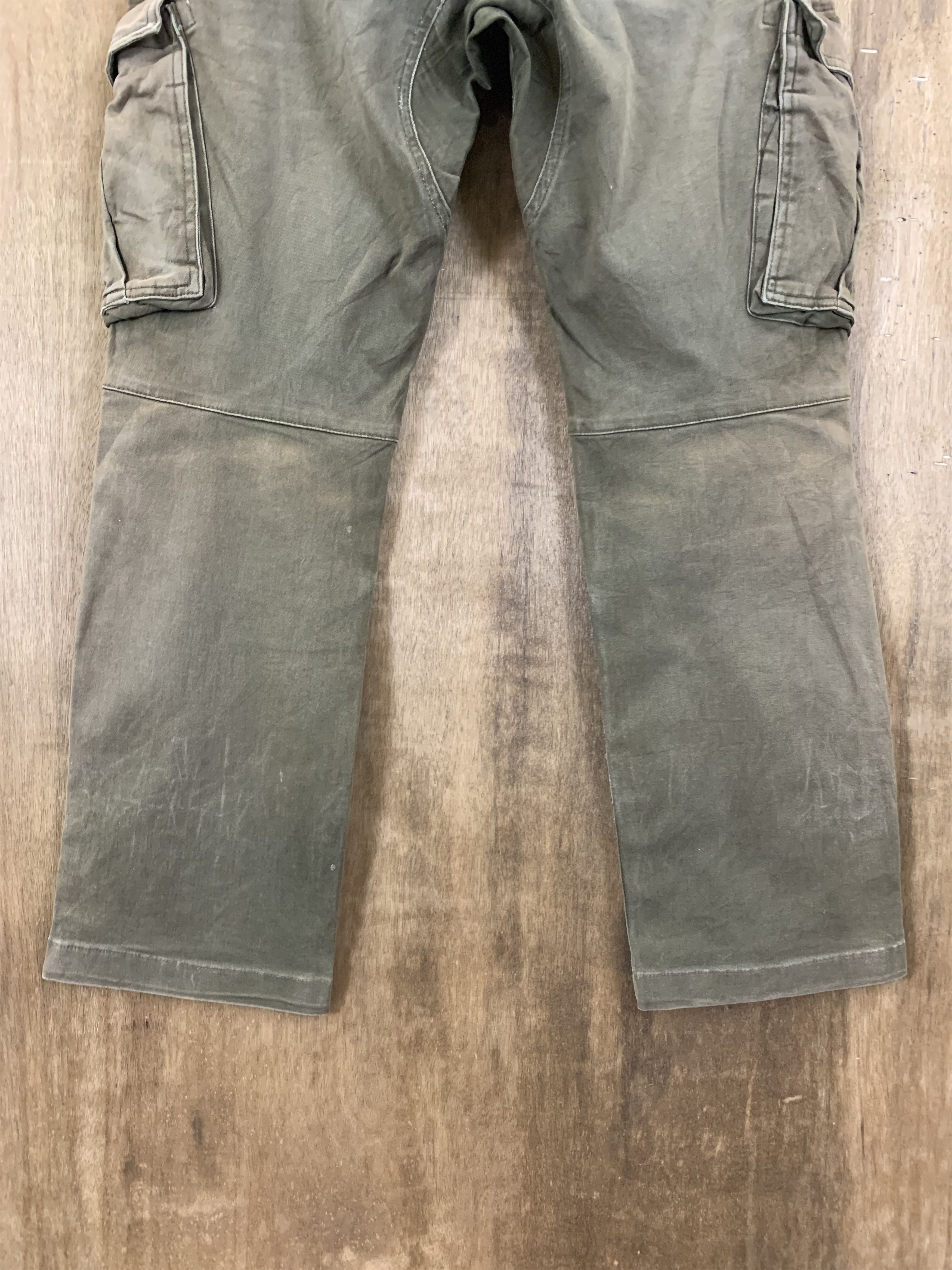 Japanese Brand Cargo Pant Geride Multipocket Faded Brown Travis Scott Styl Size US 29 - 13 Thumbnail