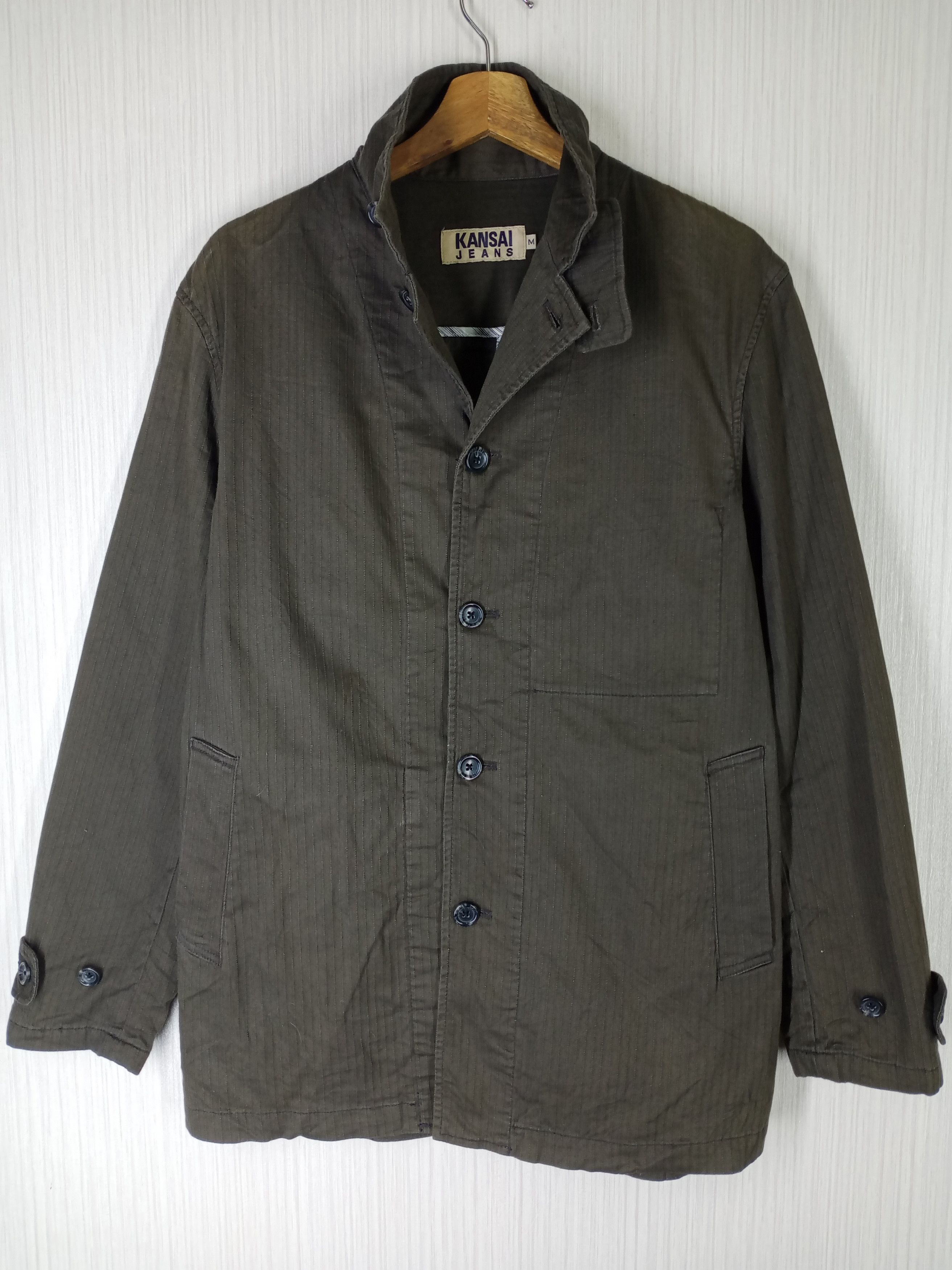 Kansai Yamamoto Rare Vintage Kansai Jeans Kansai Yamamoto Jacket Size US M / EU 48-50 / 2 - 2 Thumbnail