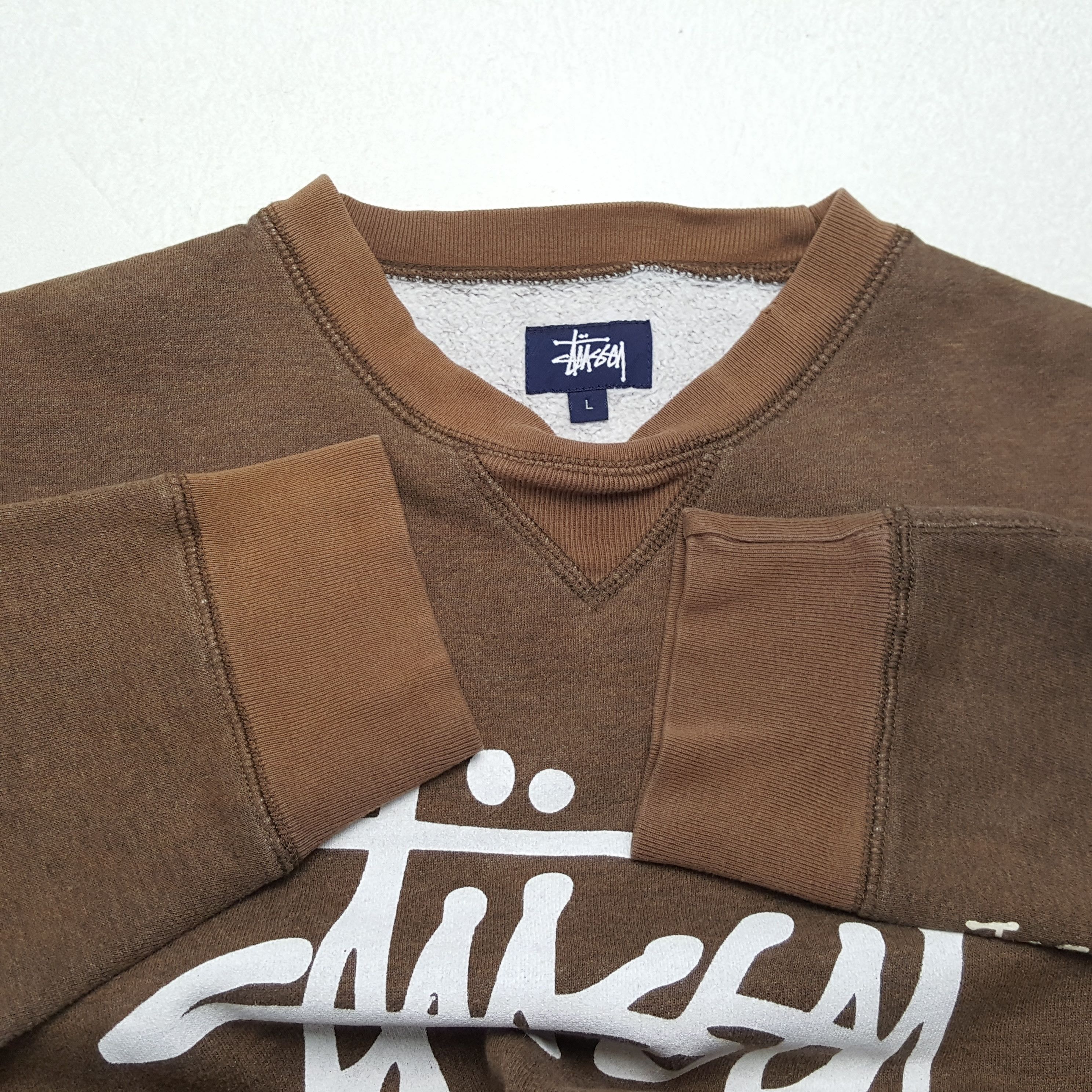 Stussy × Vintage Vintage STUSSY Streetwear Skateboard Style Sweatshirts Size US M / EU 48-50 / 2 - 8 Thumbnail