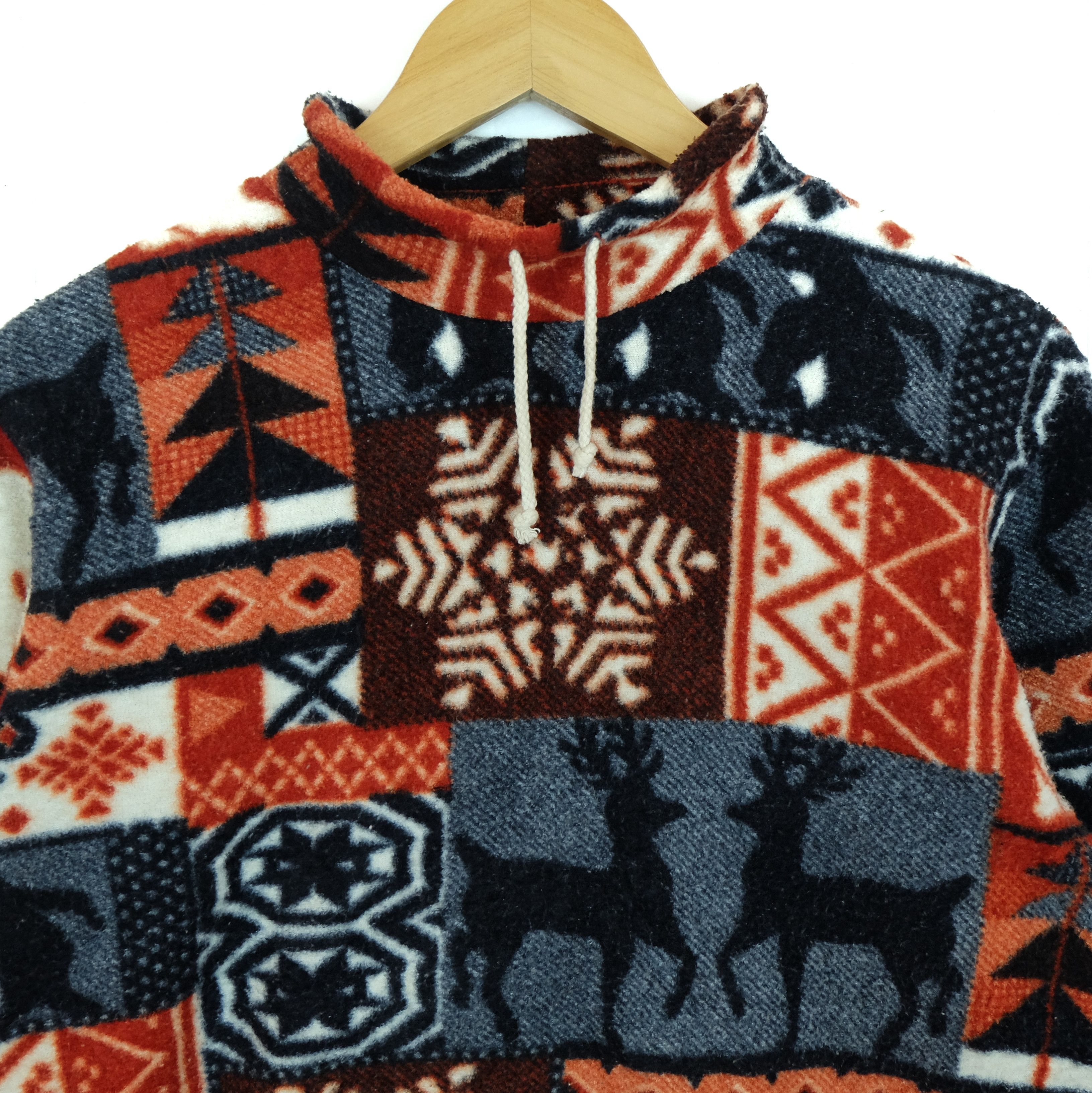 Japanese Brand WINDING ROAD Christmas New Year Fleece Jumper Sweatshirt Size US S / EU 44-46 / 1 - 3 Thumbnail