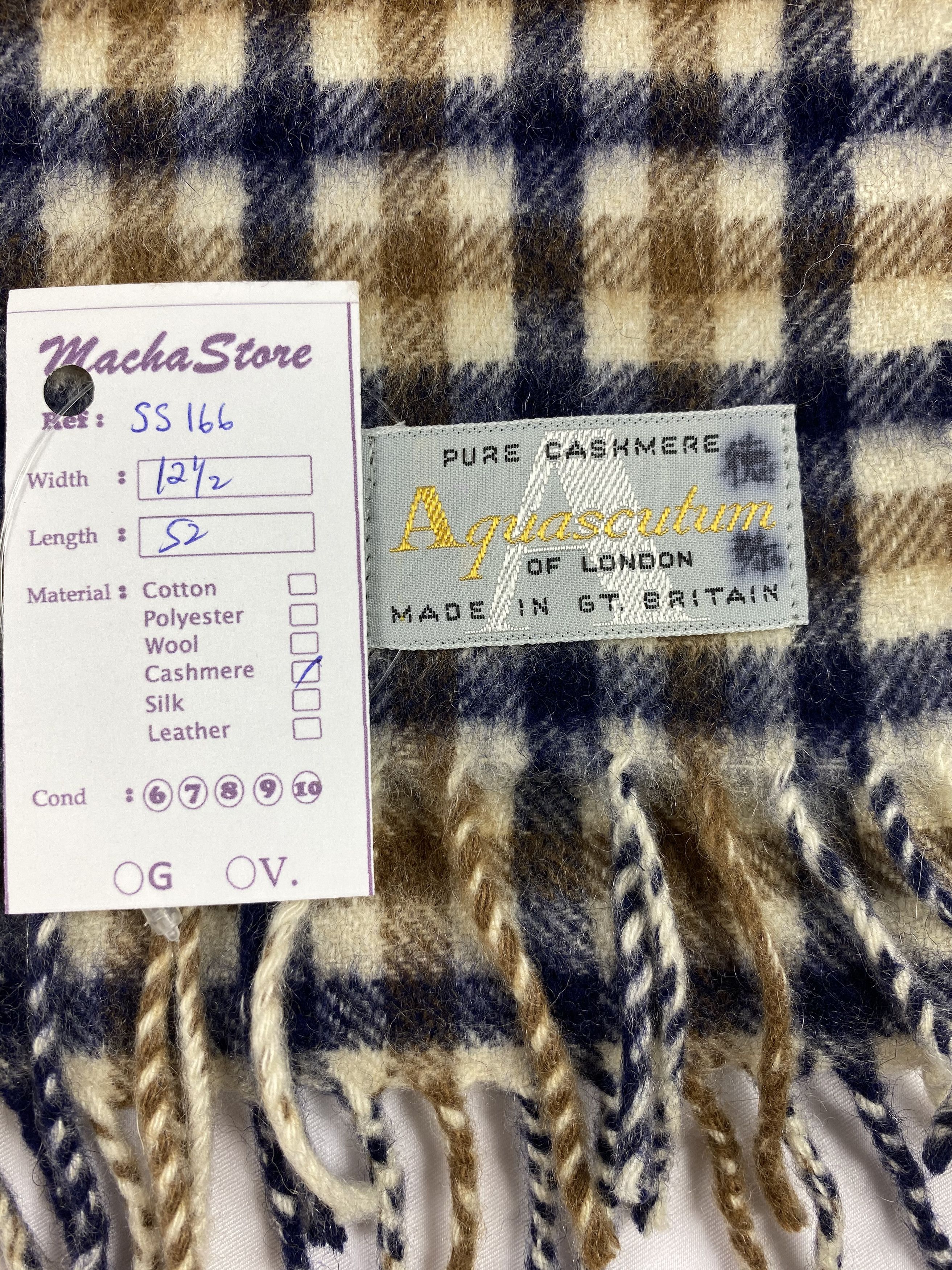 Aquascutum Aquasqutum Scarf / Muffler / Neckwear Size ONE SIZE - 5 Thumbnail