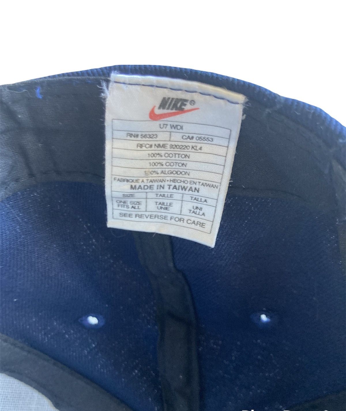 Nike Vintage 90s Nike snapback hat Size ONE SIZE - 6 Thumbnail