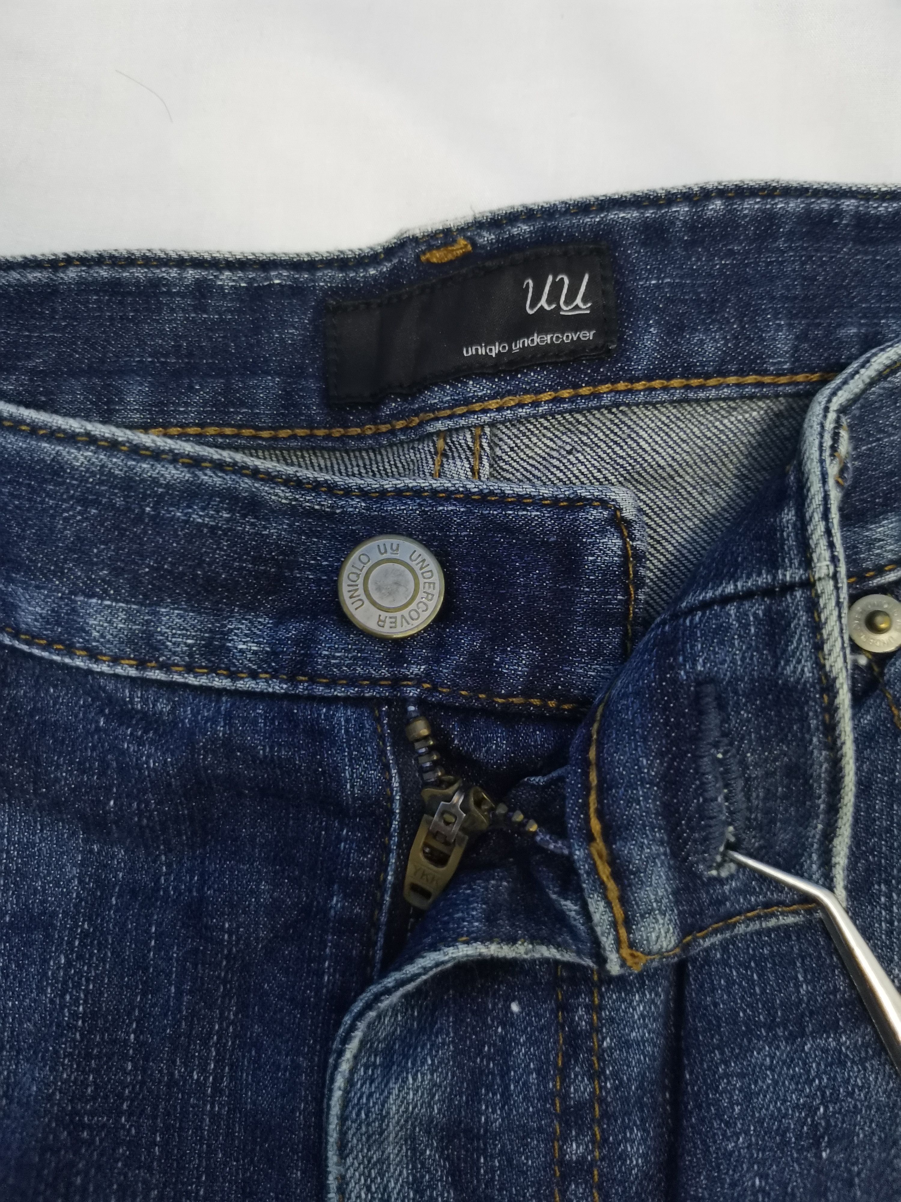 Undercover Undercover Jun Takahashi Denim Pants Distressed Designer Size US 32 / EU 48 - 4 Thumbnail