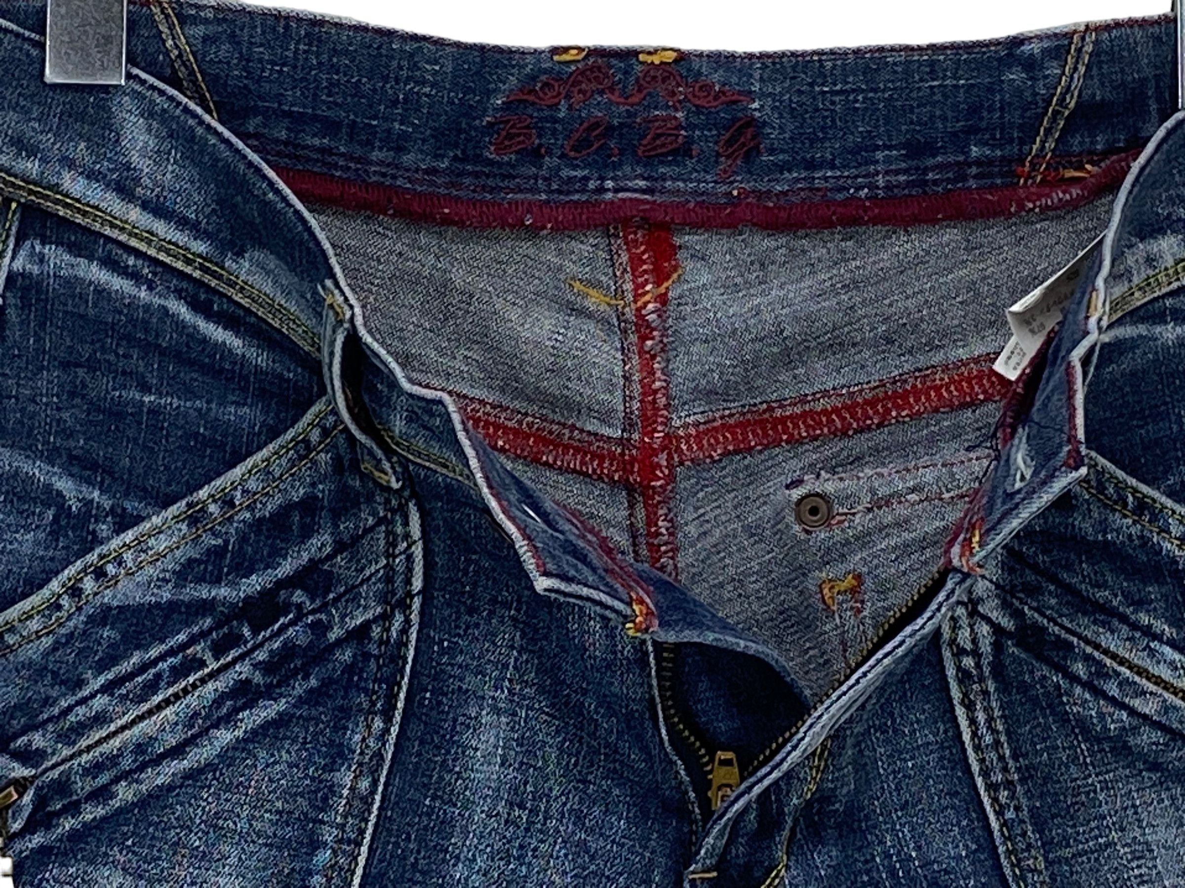 Bcbgmaxazria BCBG Bootcut Denim Jeans Flare Baker Pocket Jeans Size US 30 / EU 46 - 11 Thumbnail