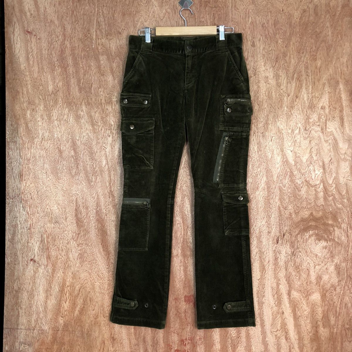 Polo Ralph Lauren Ralph Lauren corduroy multipocket cargo Denim Pants #c754DL Size US 27 - 1 Thumbnail