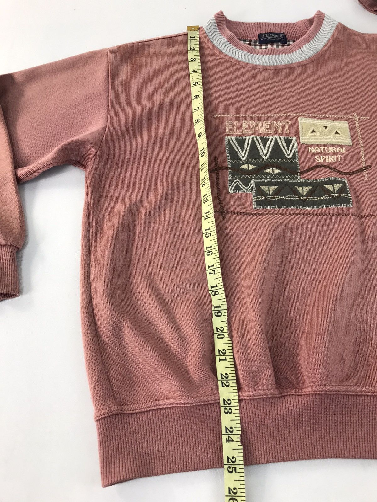 Japanese Brand Sweatshirt Ledolno Element Natural Spirit Embroidery design Size US M / EU 48-50 / 2 - 8 Thumbnail