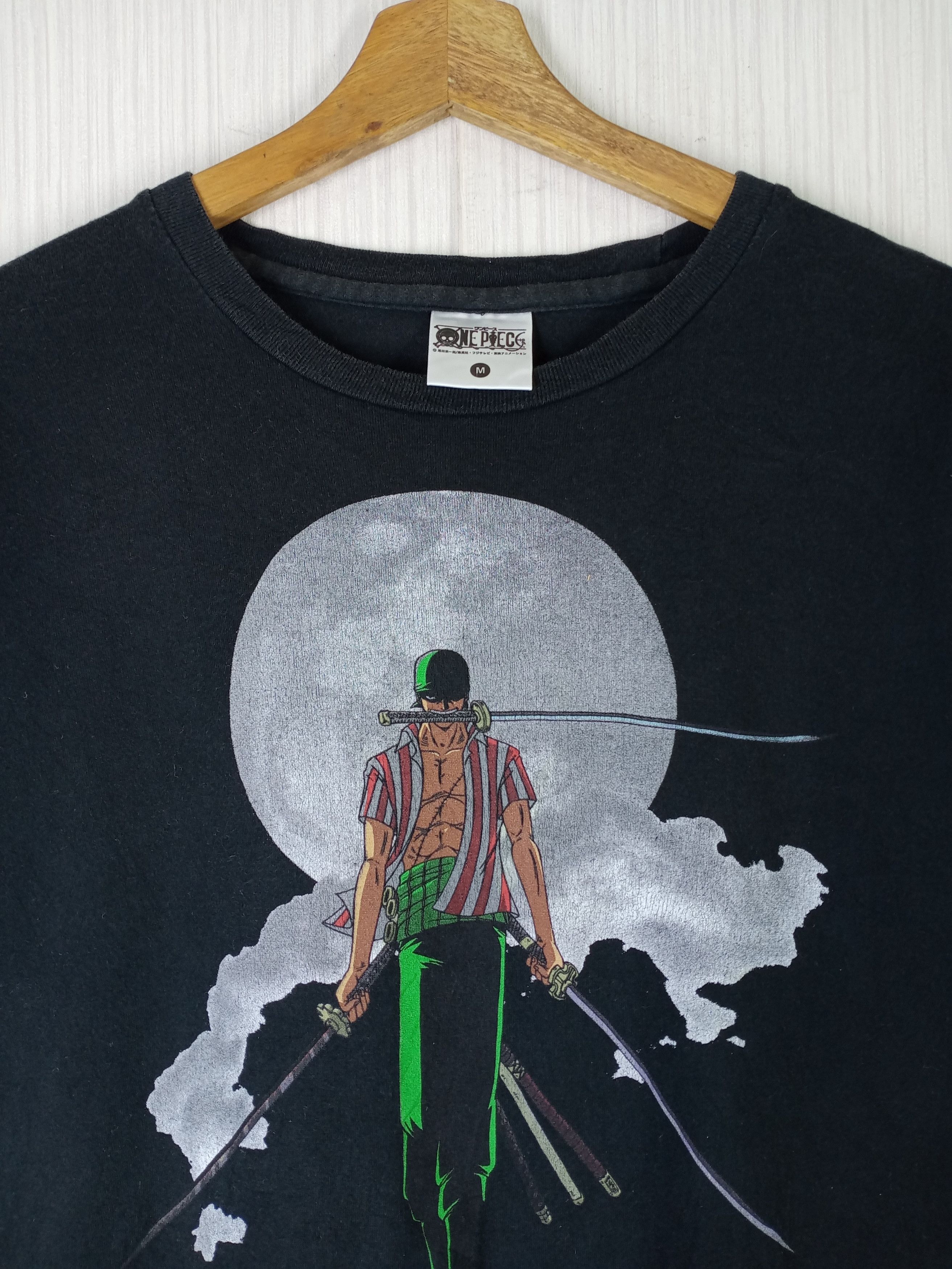 Anime × Japanese Brand × One Piece Rare Vintage Roronoa Zoro One Piece Long Sleeve Size US M / EU 48-50 / 2 - 7 Thumbnail