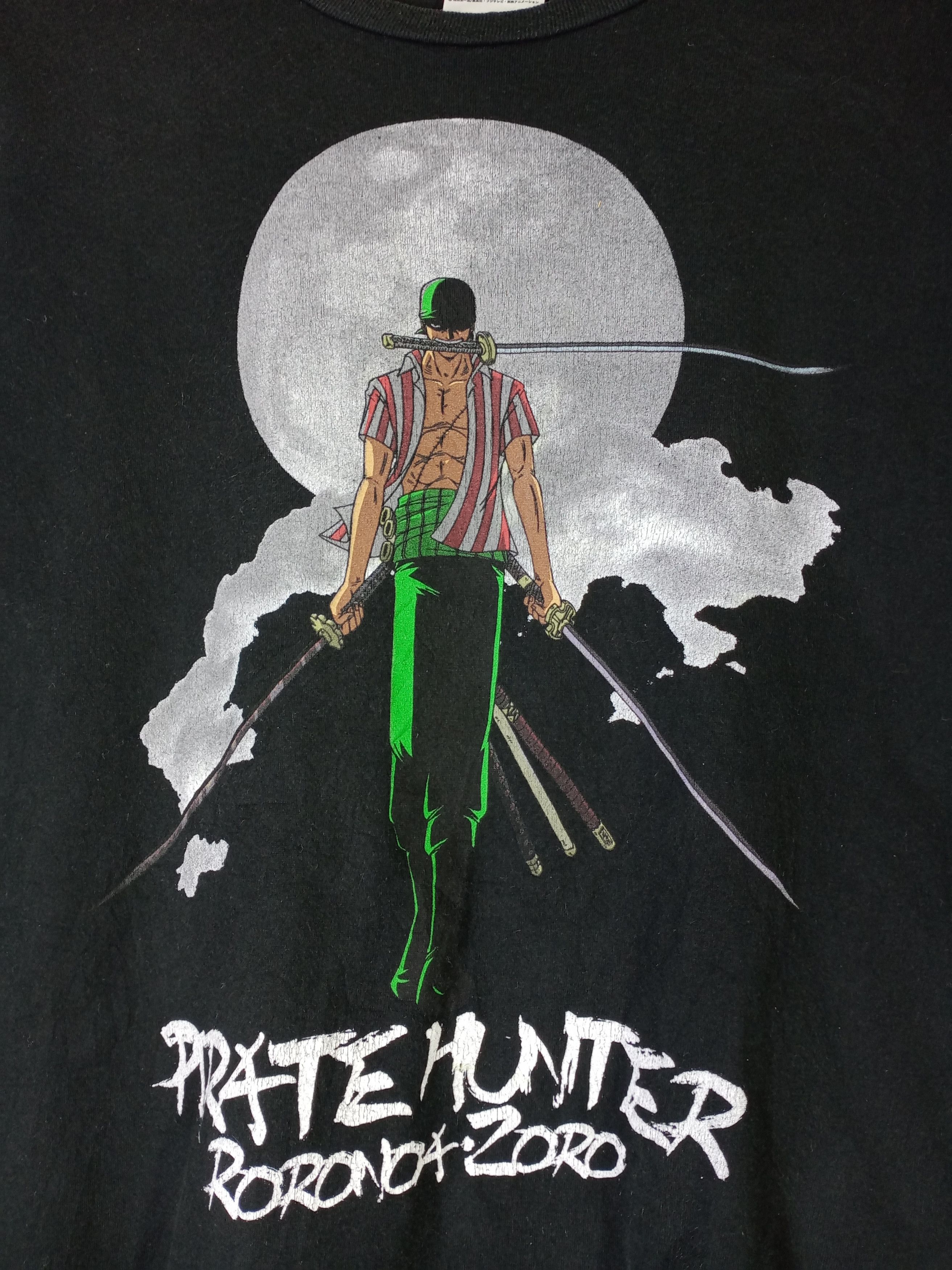 Anime × Japanese Brand × One Piece Rare Vintage Roronoa Zoro One Piece Long Sleeve Size US M / EU 48-50 / 2 - 3 Thumbnail
