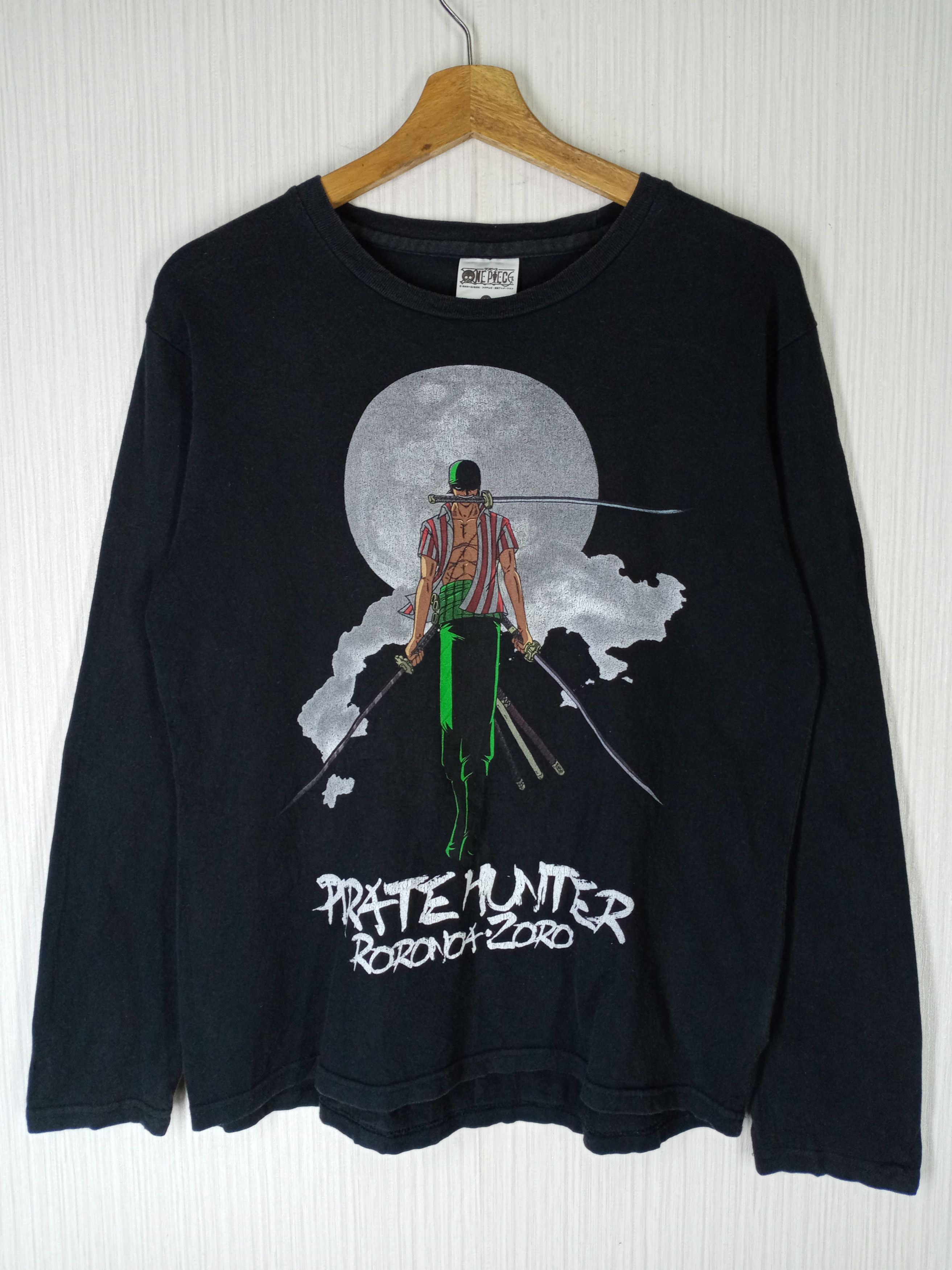 Anime × Japanese Brand × One Piece Rare Vintage Roronoa Zoro One Piece Long Sleeve Size US M / EU 48-50 / 2 - 1 Thumbnail