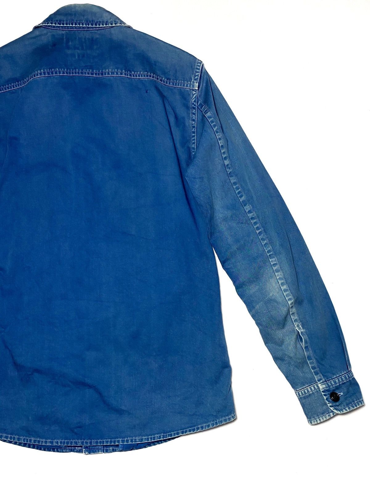 Blue Blue Japan Blue Blue Japan Indigo Kasuri Western Button Shirt Size US XS / EU 42 / 0 - 8 Thumbnail