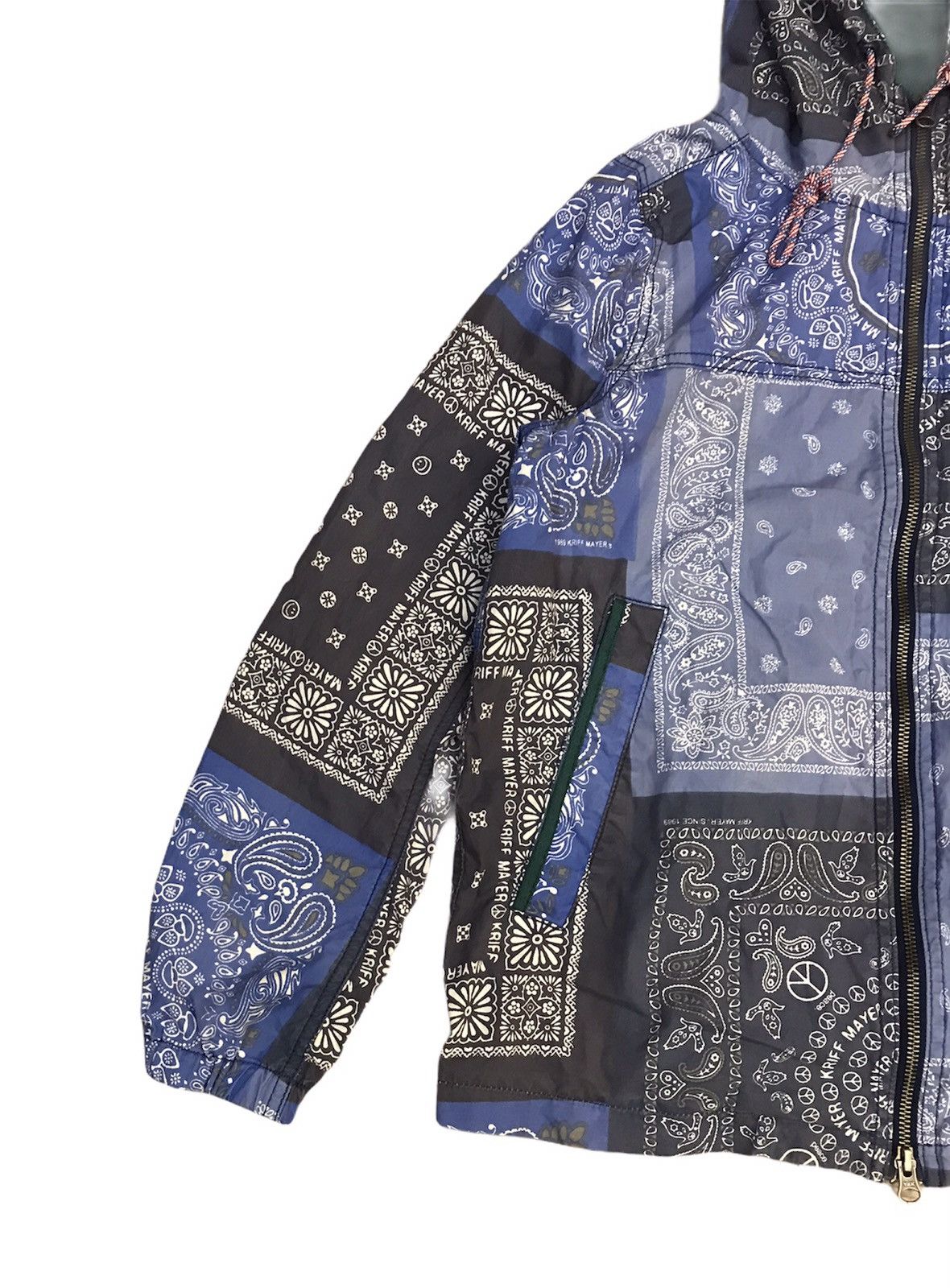Designer Vintage Kriff Mayer Bandana Windbreakers Jackets Size US XXS / EU 40 - 7 Thumbnail