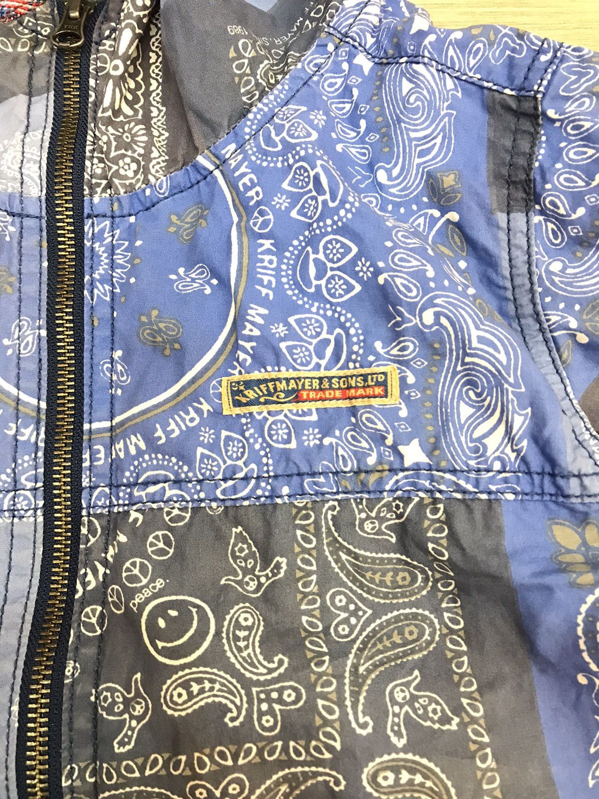 Designer Vintage Kriff Mayer Bandana Windbreakers Jackets Size US XXS / EU 40 - 10 Thumbnail