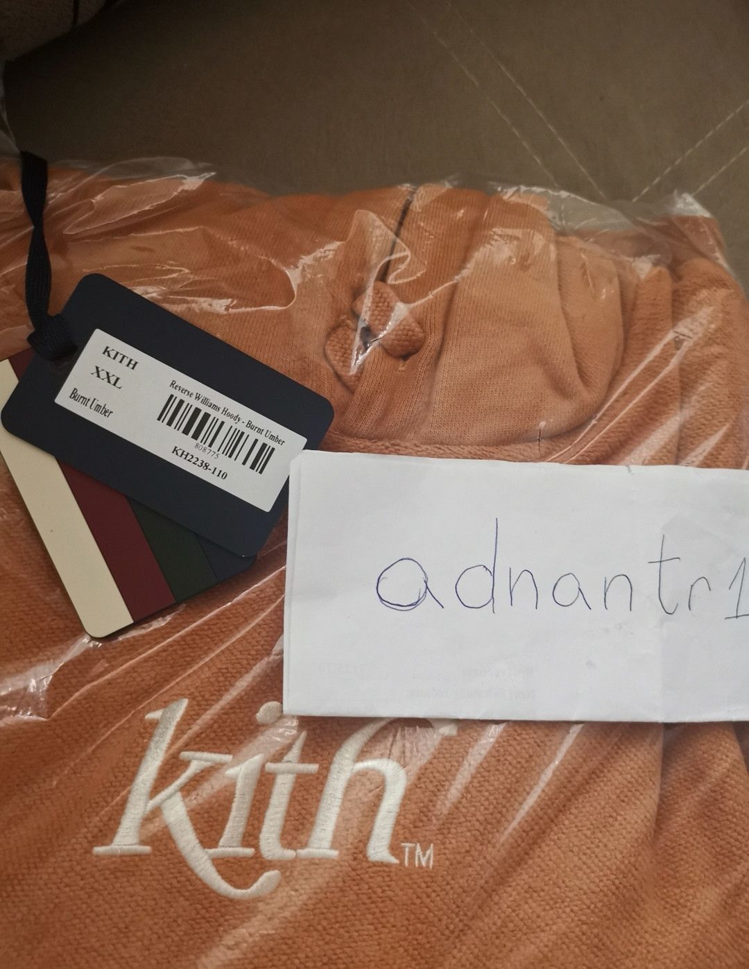 Kith Kith Reverse Williams Hoodie - Burnt Umber Size US XXL / EU 58 / 5 - 3 Thumbnail