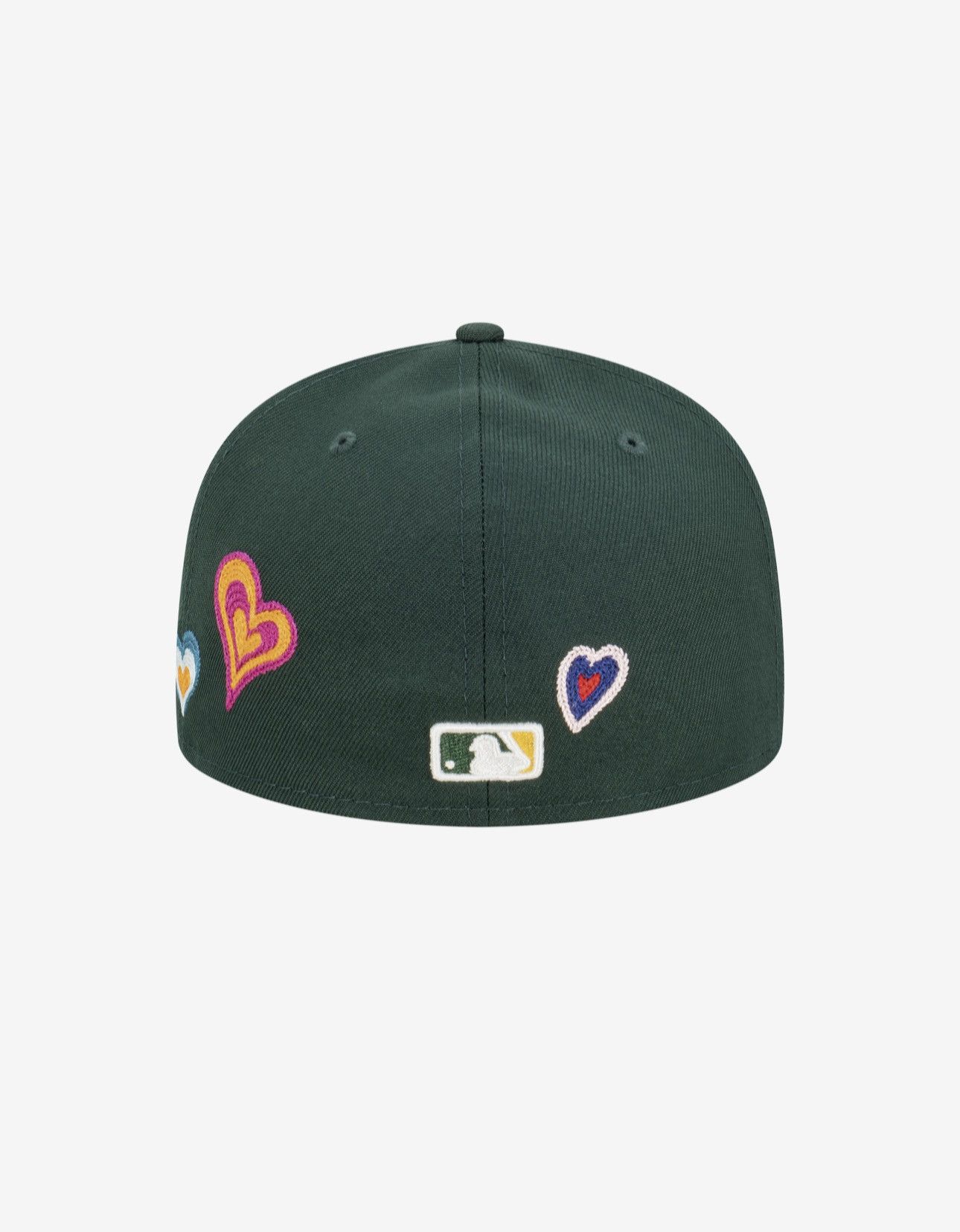 Hat Club × MLB × New Era New Era Oakland Athletics 5950 Chain Heart Fitted Hat Size ONE SIZE - 4 Thumbnail