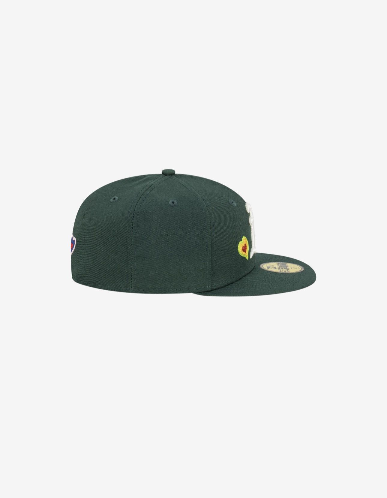 Hat Club × MLB × New Era New Era Oakland Athletics 5950 Chain Heart Fitted Hat Size ONE SIZE - 7 Thumbnail