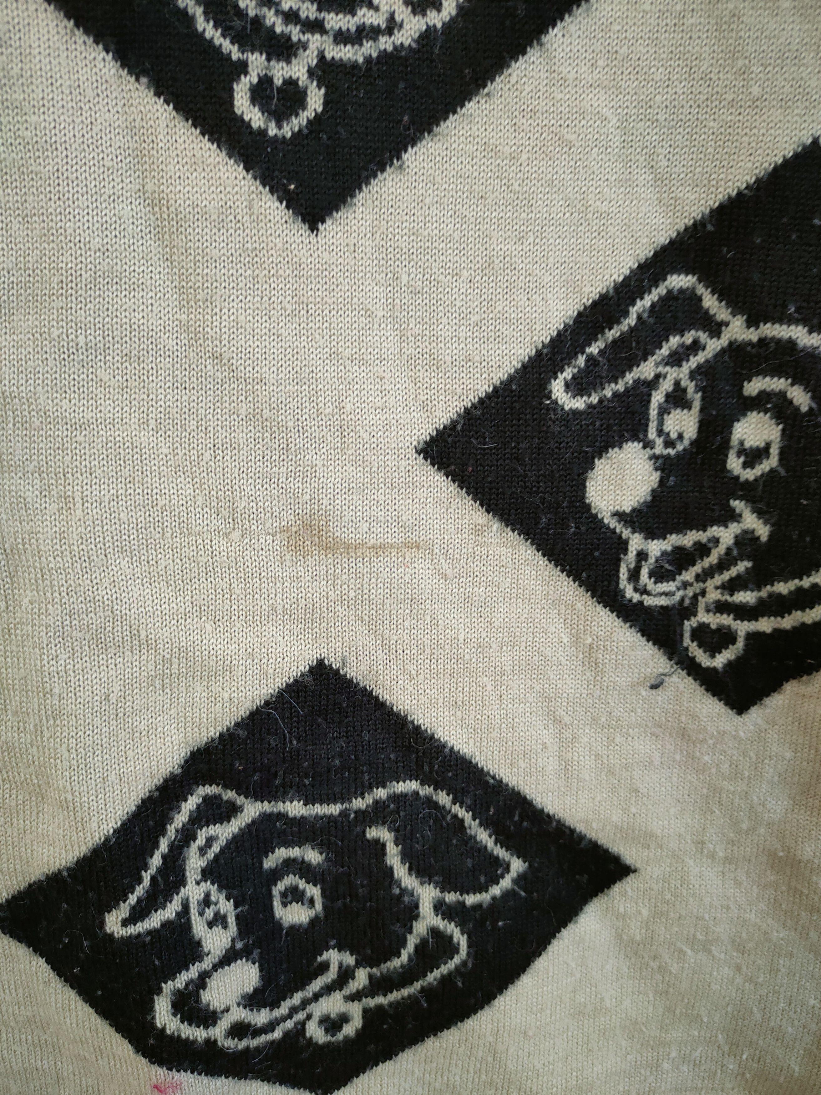 Vintage DL Dog cardigan distressed vintage knitwear #46-563 Size US M / EU 48-50 / 2 - 11 Thumbnail