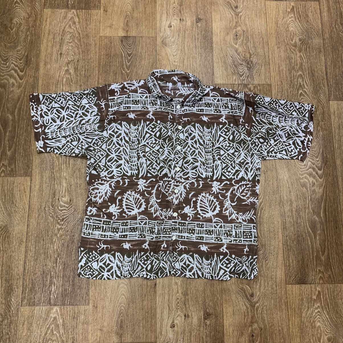 Vintage Vintage 90s All Over Print Hawaiian Shirt Streetwear Boxy M Size US M / EU 48-50 / 2 - 1 Thumbnail